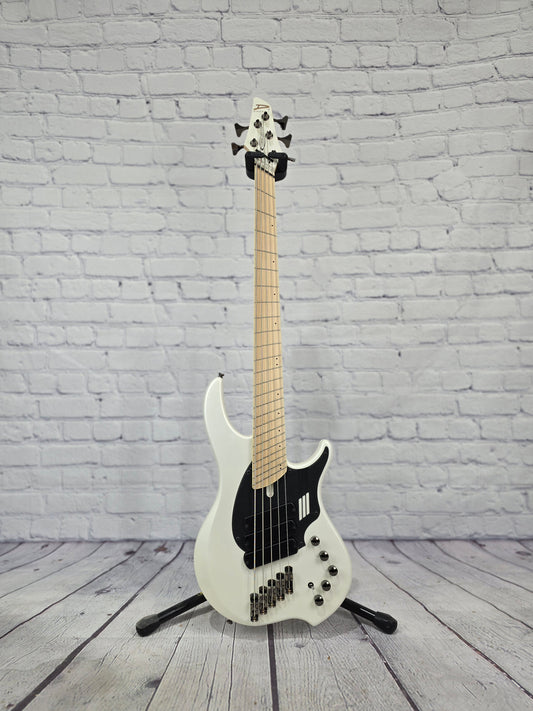 Dingwall NG3 Nolly 5 String Nolly Bass Guitar Ducati White