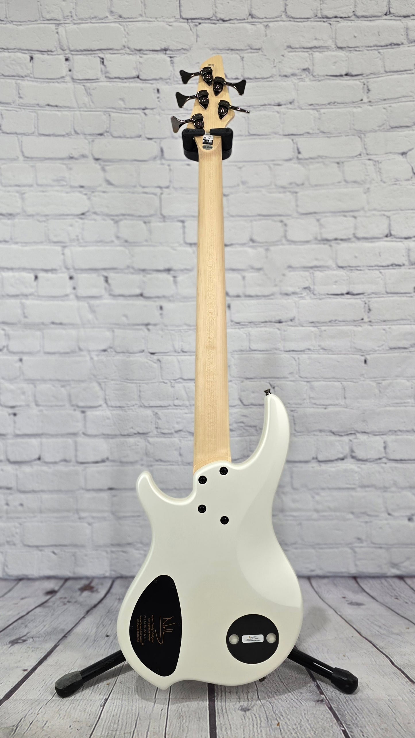 Dingwall NG3 Nolly 5 String Nolly Bass Guitar Ducati White