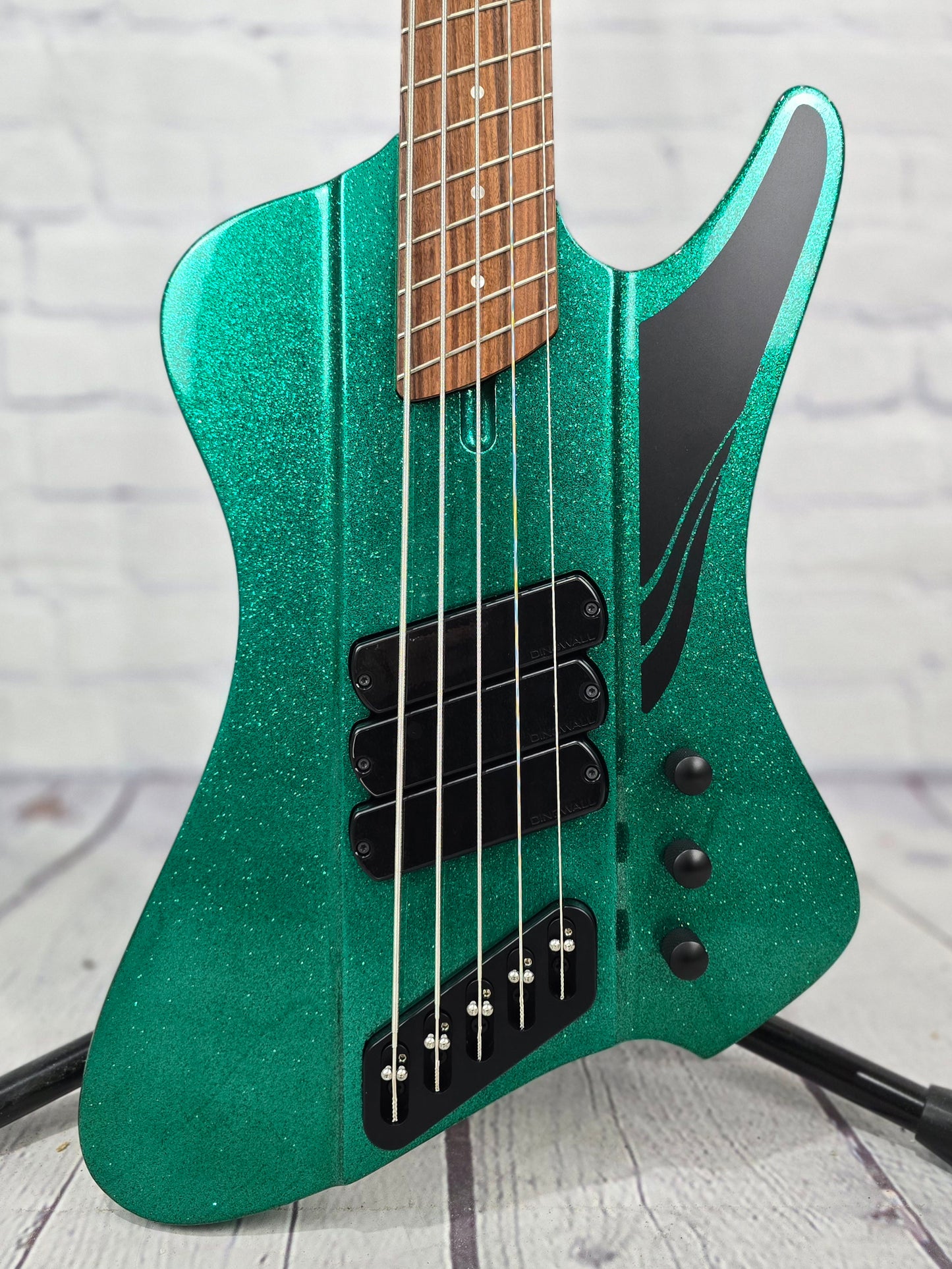 Dingwall D-Roc Standard 5 String Bass Guitar Gloss Metalflake Aquamarine