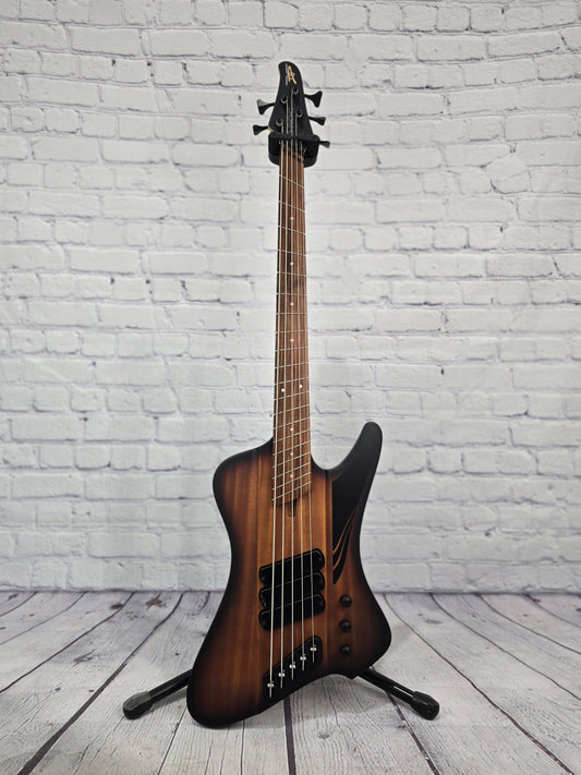 Dingwall D-Roc Standard 5 String Bass Guitar Matte Vintage Burst