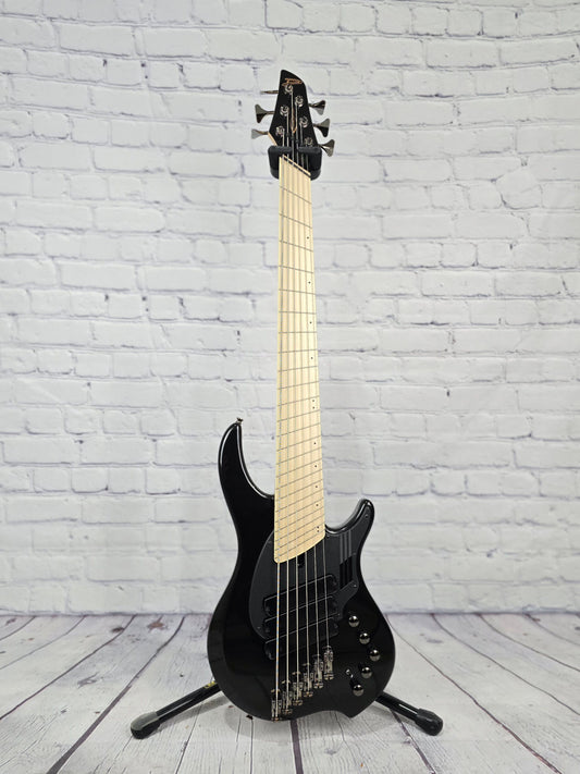 Dingwall NG3 6 String Nolly Bass Guitar Gloss Black Metallic