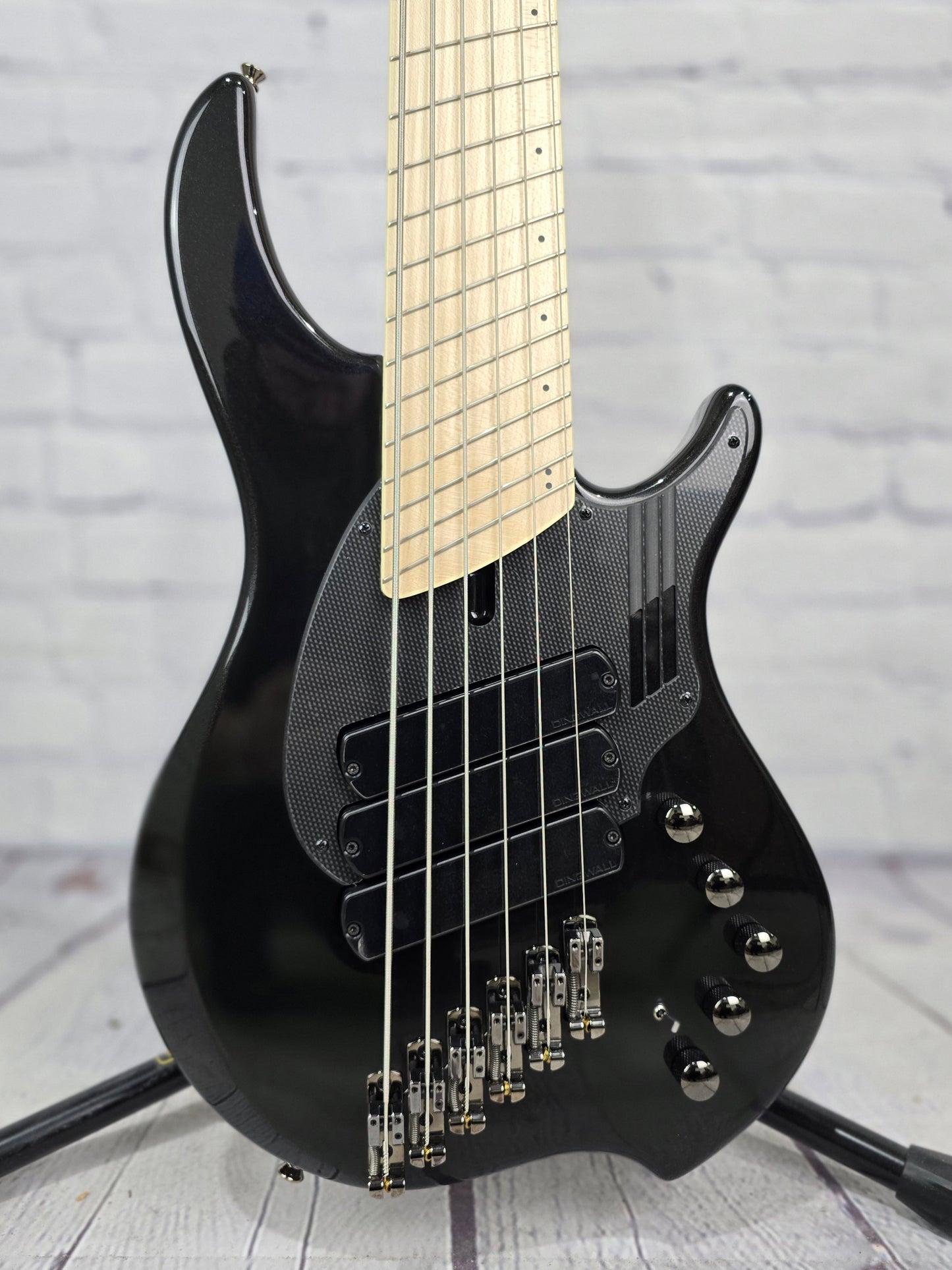 Dingwall NG3 6 String Nolly Bass Guitar Gloss Black Metallic