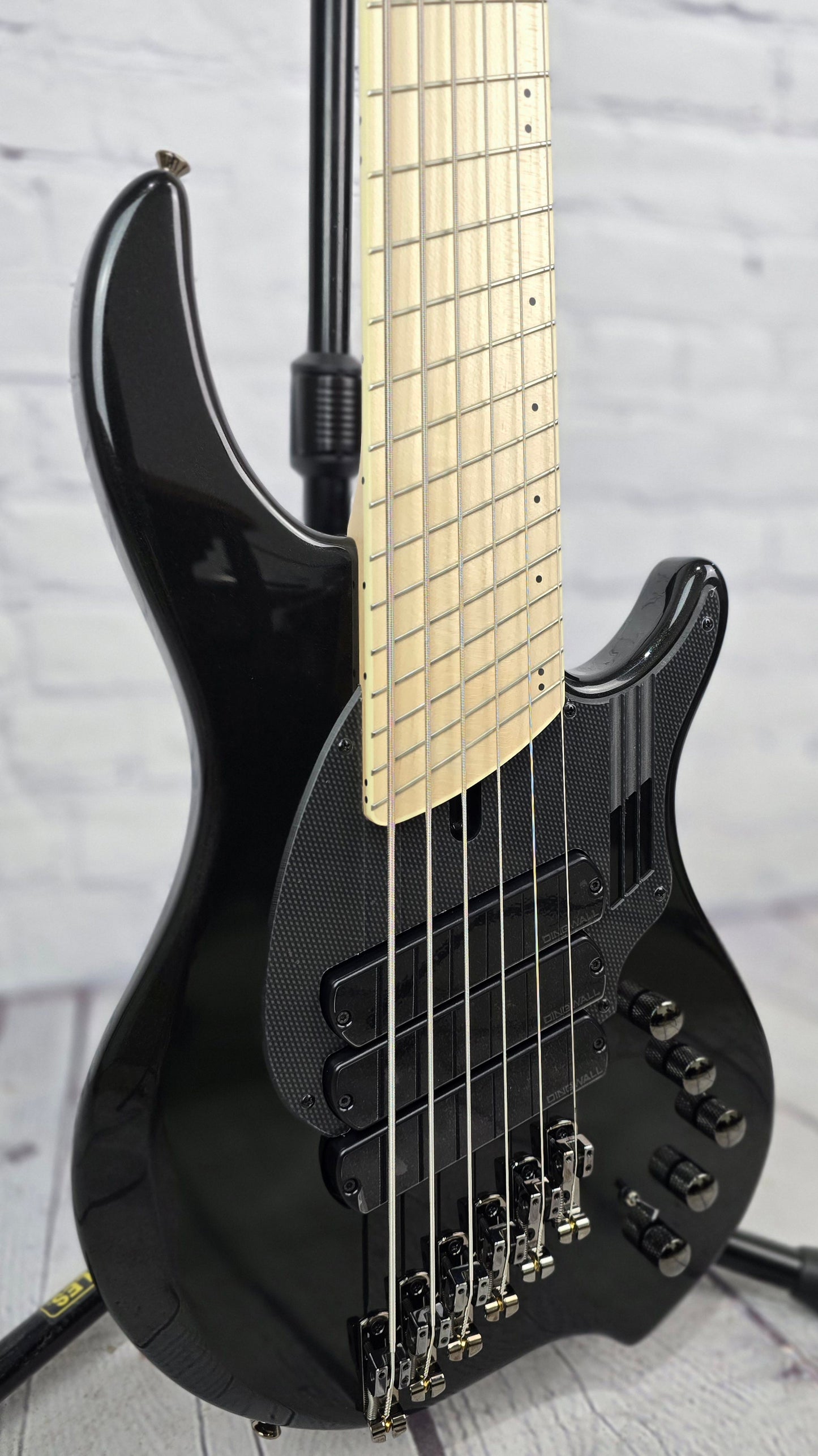 Dingwall NG3 6 String Nolly Bass Guitar Gloss Black Metallic