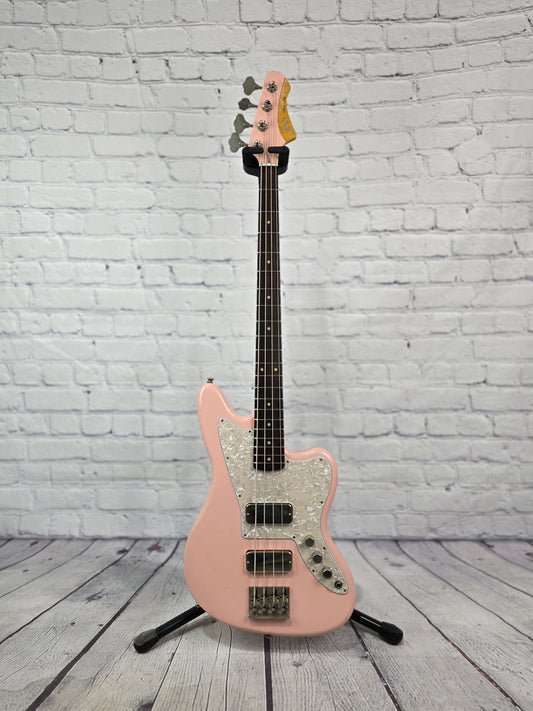 Fano Guitars JM4 Oltre 4 String Bass Guitar Shell Pink Light Distress