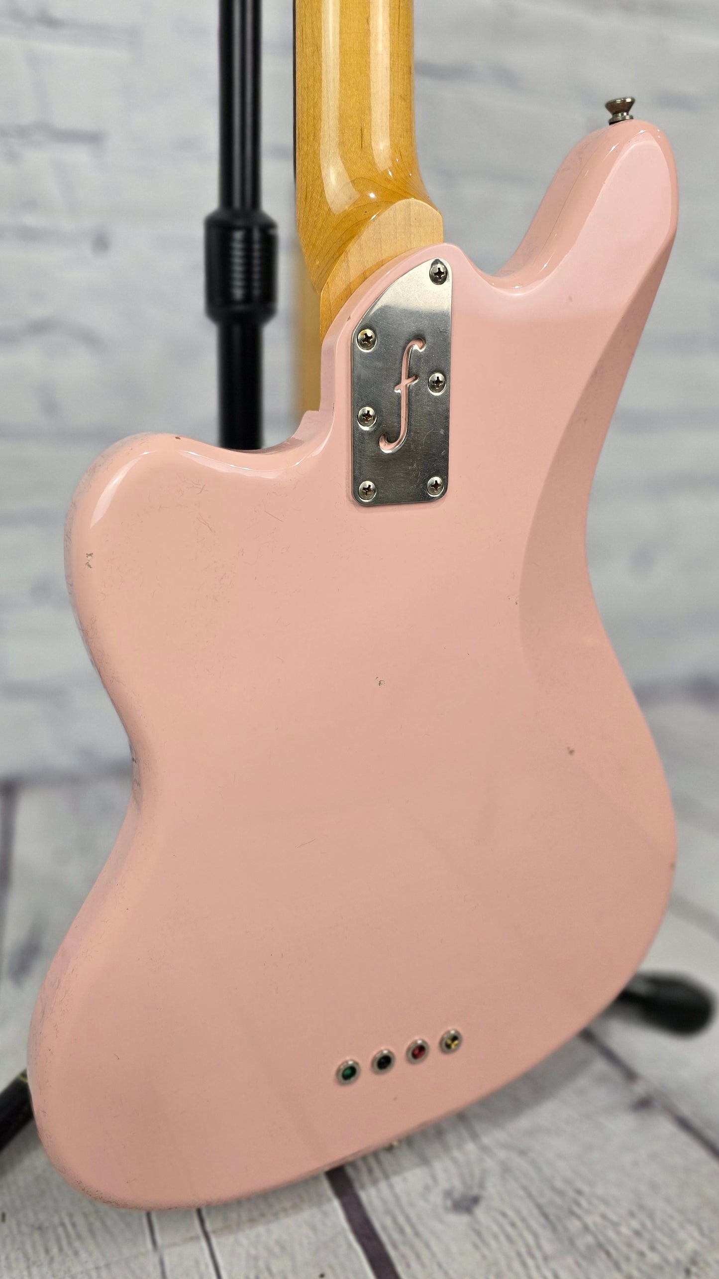 Fano Guitars JM4 Oltre 4 String Bass Guitar Shell Pink Light Distress