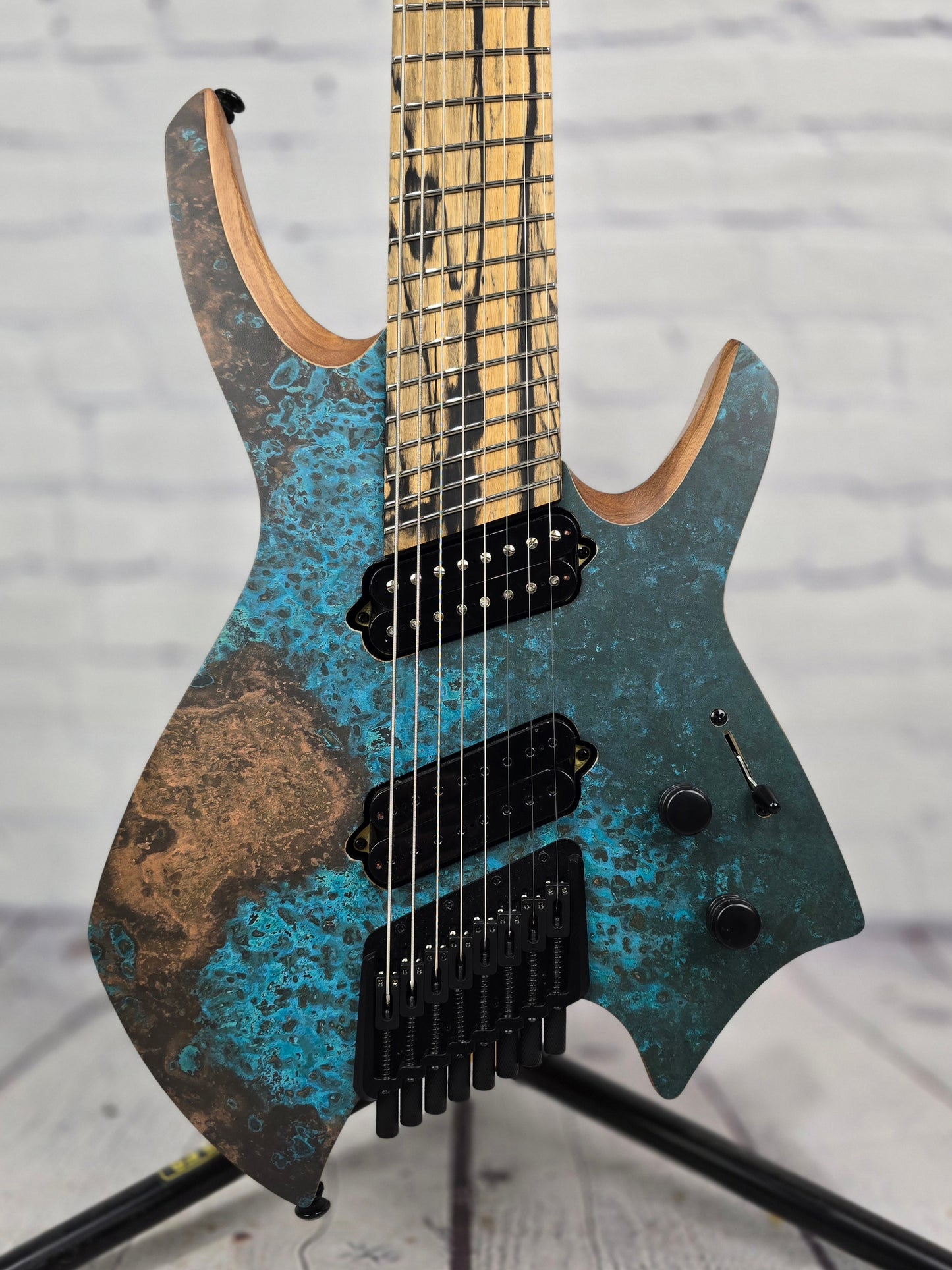 Ormsby Goliath GTR Elite 8 String Electric Guitar Wenge Neck Copper Print