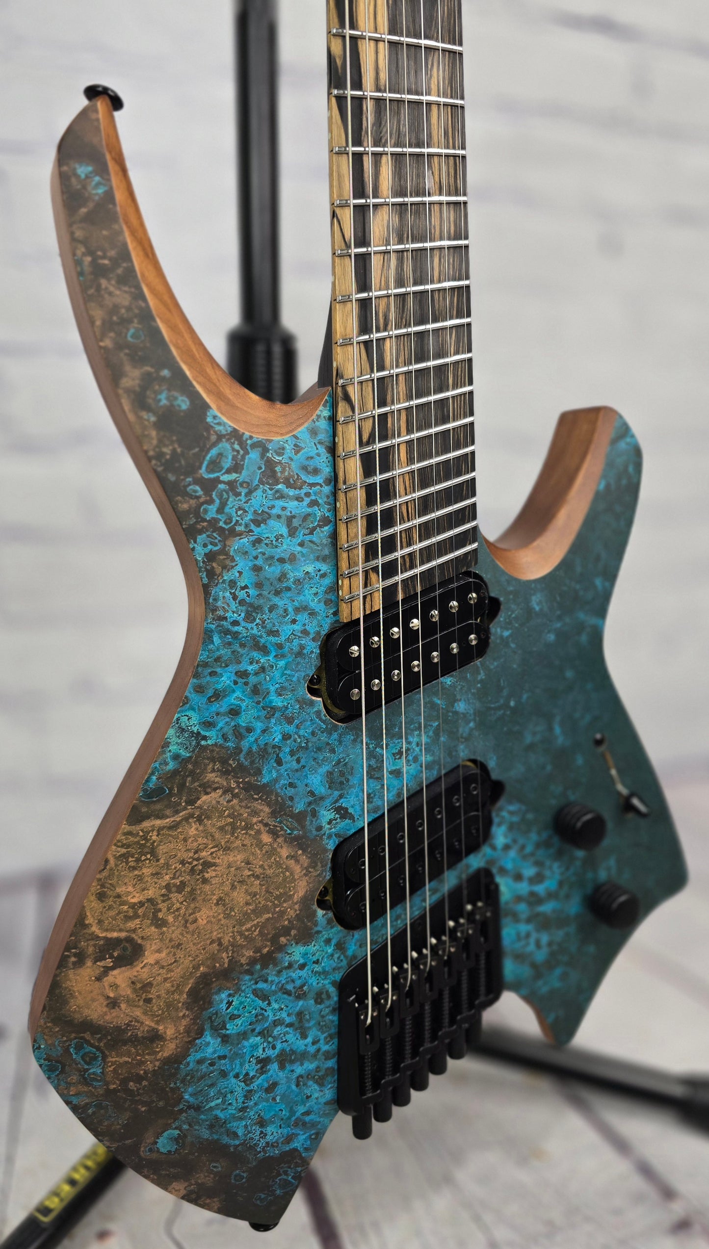 Ormsby Goliath GTR Elite 7 String Electric Guitar Wenge Neck Copper Print