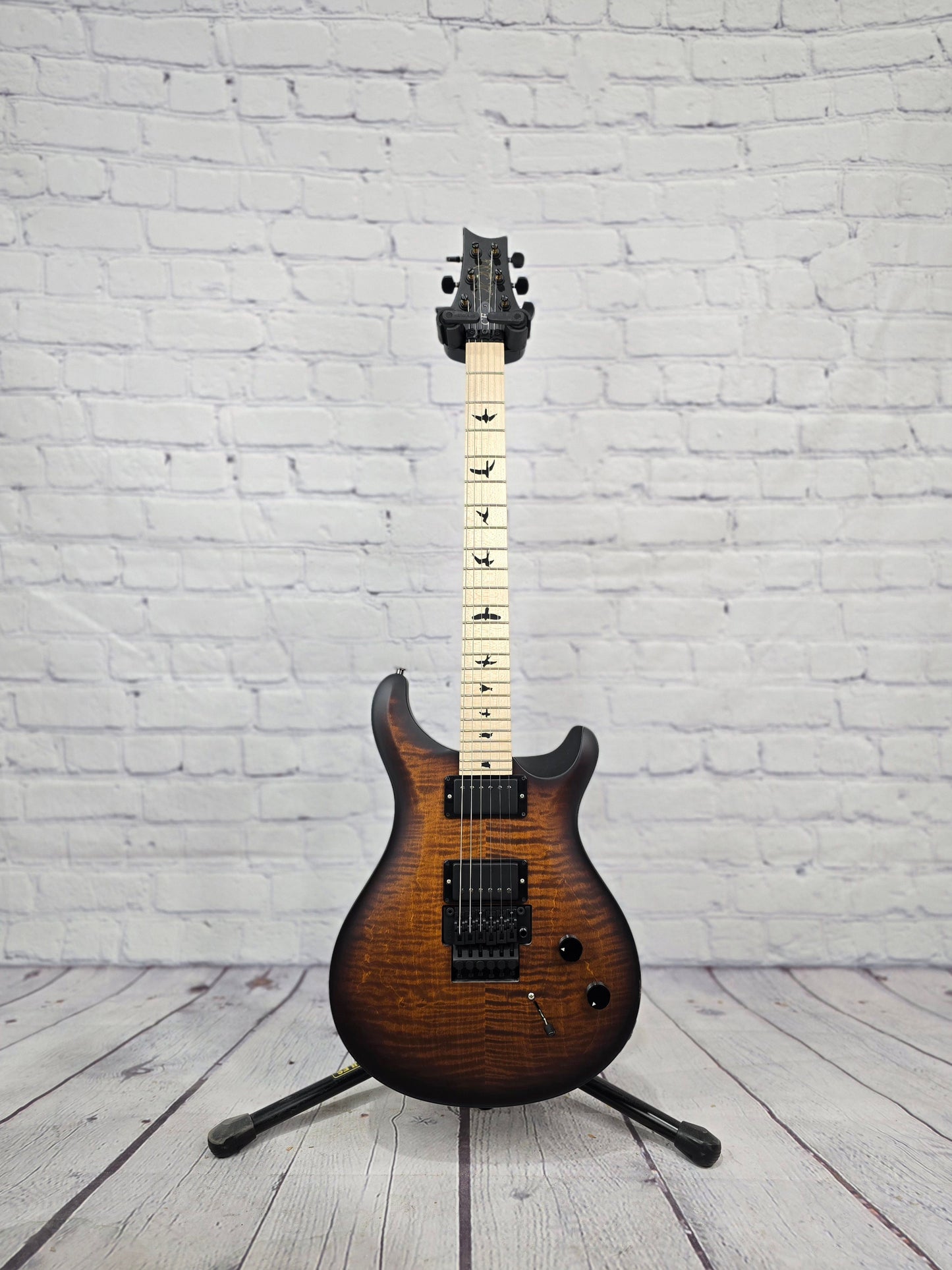 USED/DEMO Paul Reed Smith PRS Dustie Waring CE24 Floyd Rose Amber Smokeburst