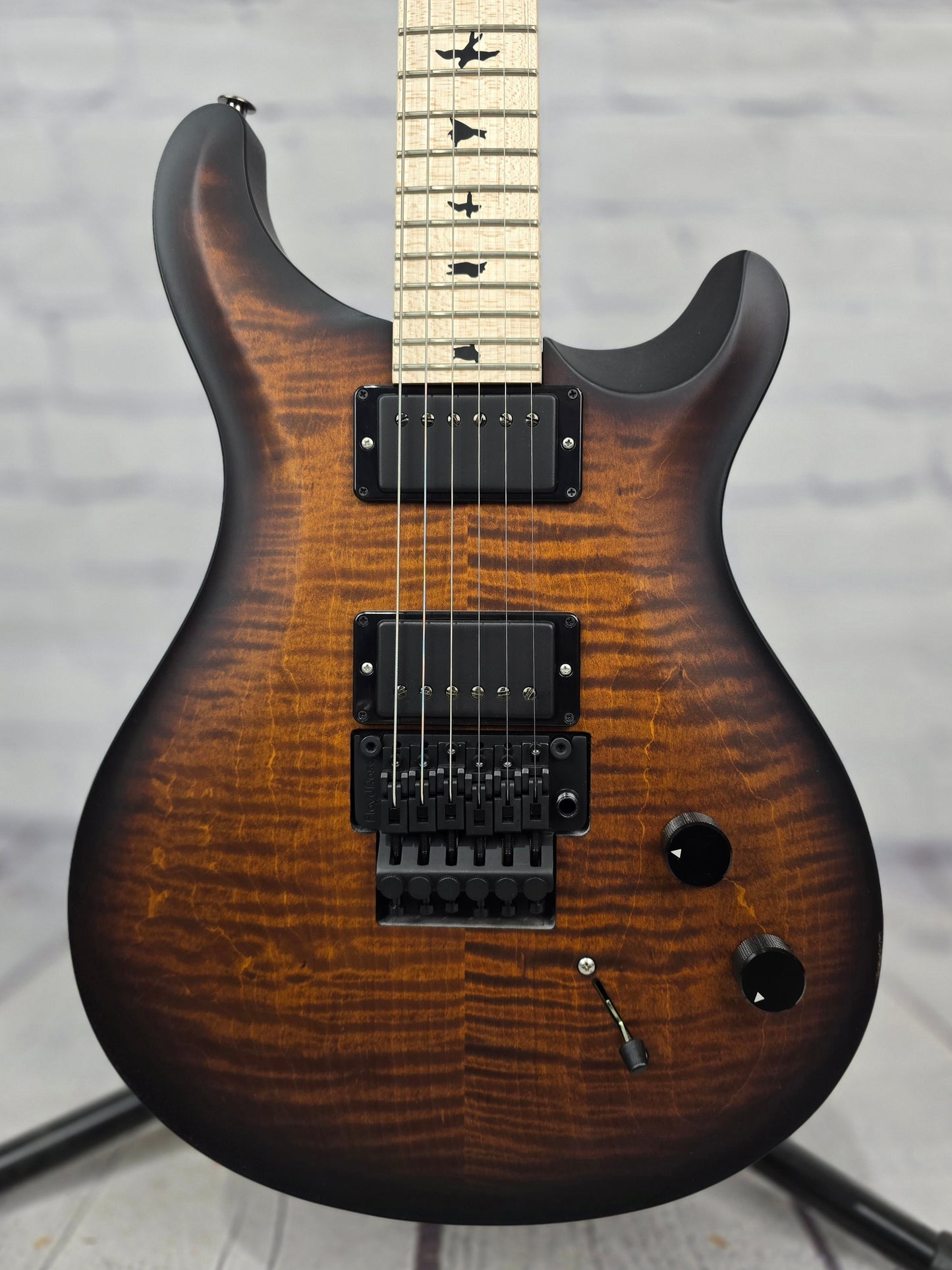 USED/DEMO Paul Reed Smith PRS Dustie Waring CE24 Floyd Rose Amber Smokeburst