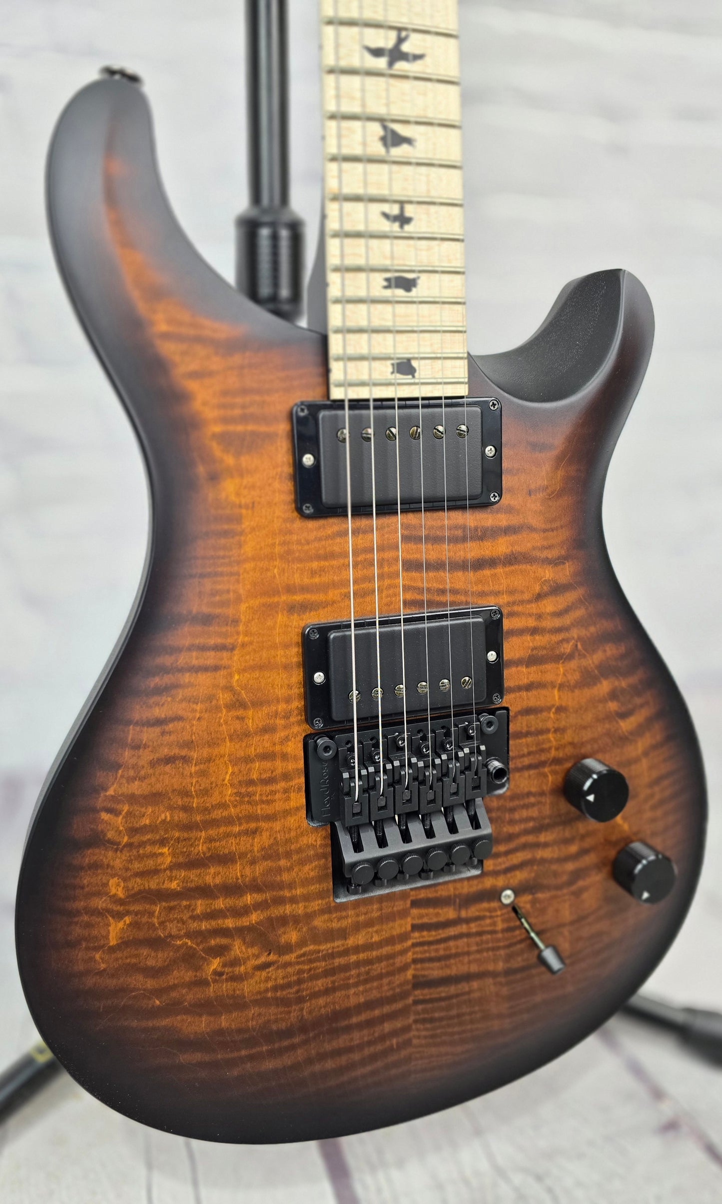 USED/DEMO Paul Reed Smith PRS Dustie Waring CE24 Floyd Rose Amber Smokeburst