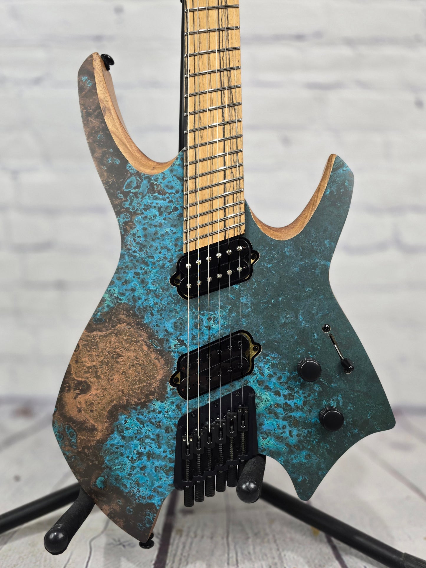 Ormsby Goliath GTR Elite 6 String Electric Guitar Wenge Neck Copper Print