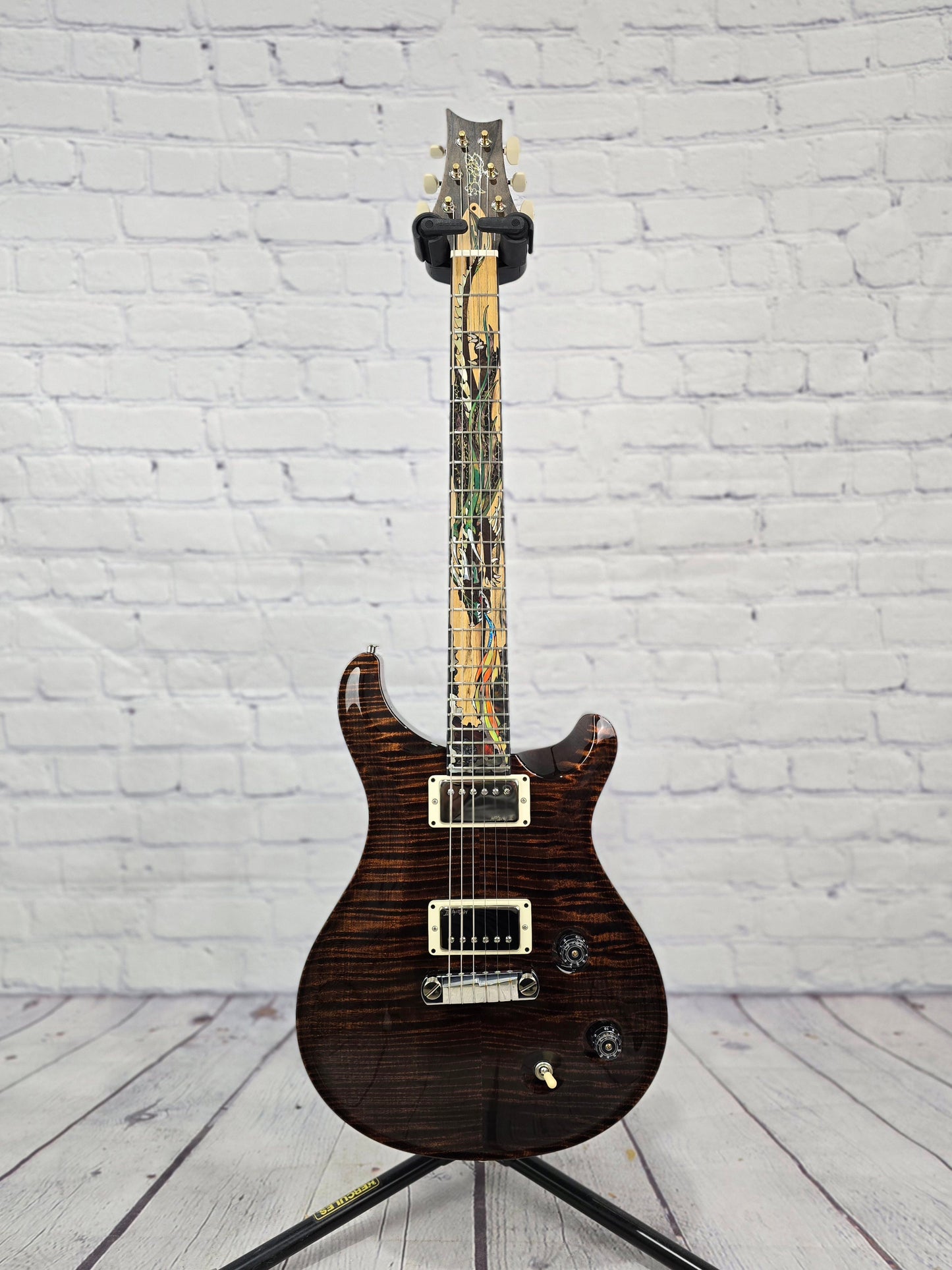 Paul Reed Smith PRS Private Stock 40th Anniversary Dragon McCarty Electric Guitar Burnt Chestnut