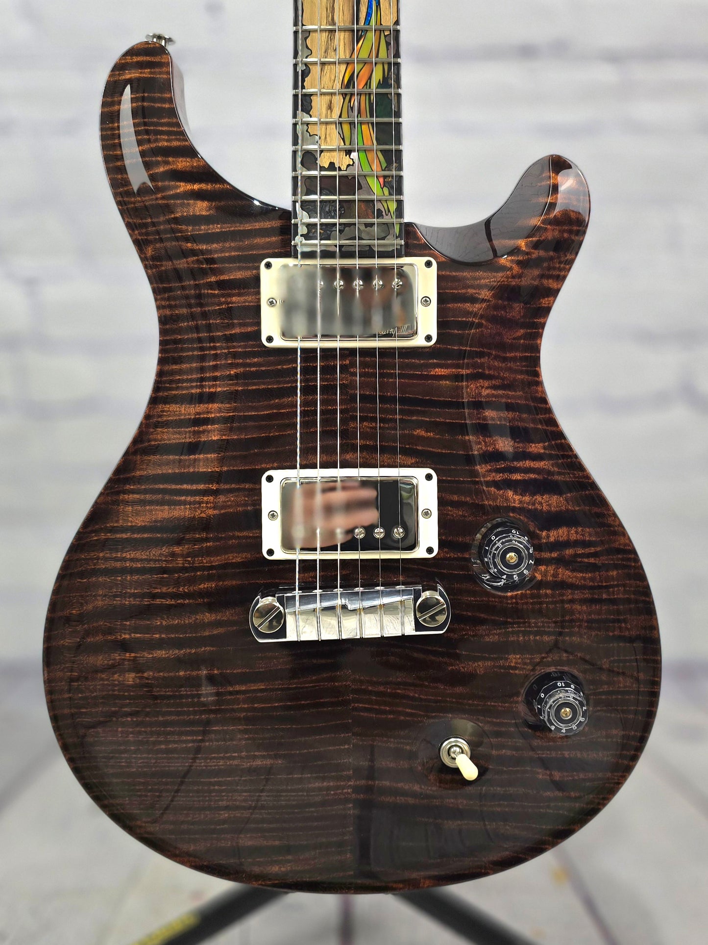 Paul Reed Smith PRS Private Stock 40th Anniversary Dragon McCarty Electric Guitar Burnt Chestnut