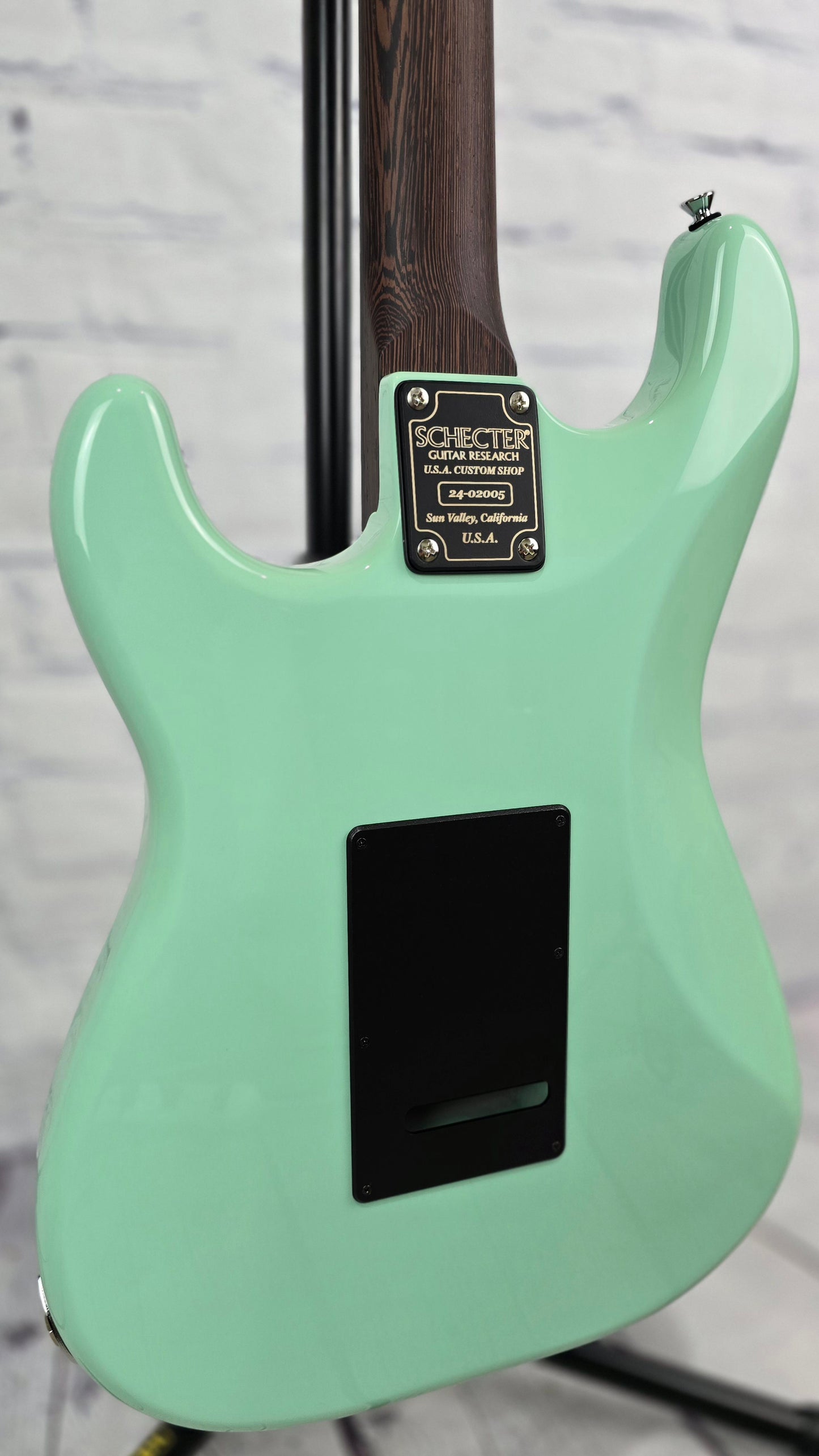 Schecter USA Nick Johnston Traditional HSS Signature 6 String Electric Guitar Atomic Green