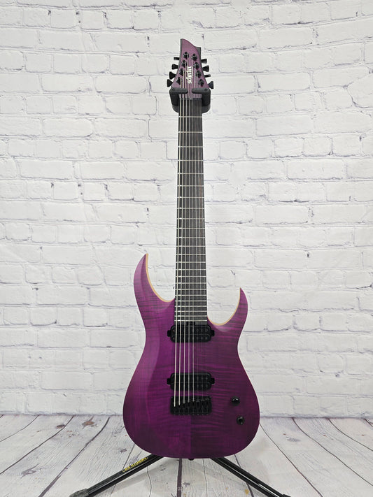 Schecter Guitars John Browne TAO 8 String Electric Guitar Satin Trans Purple