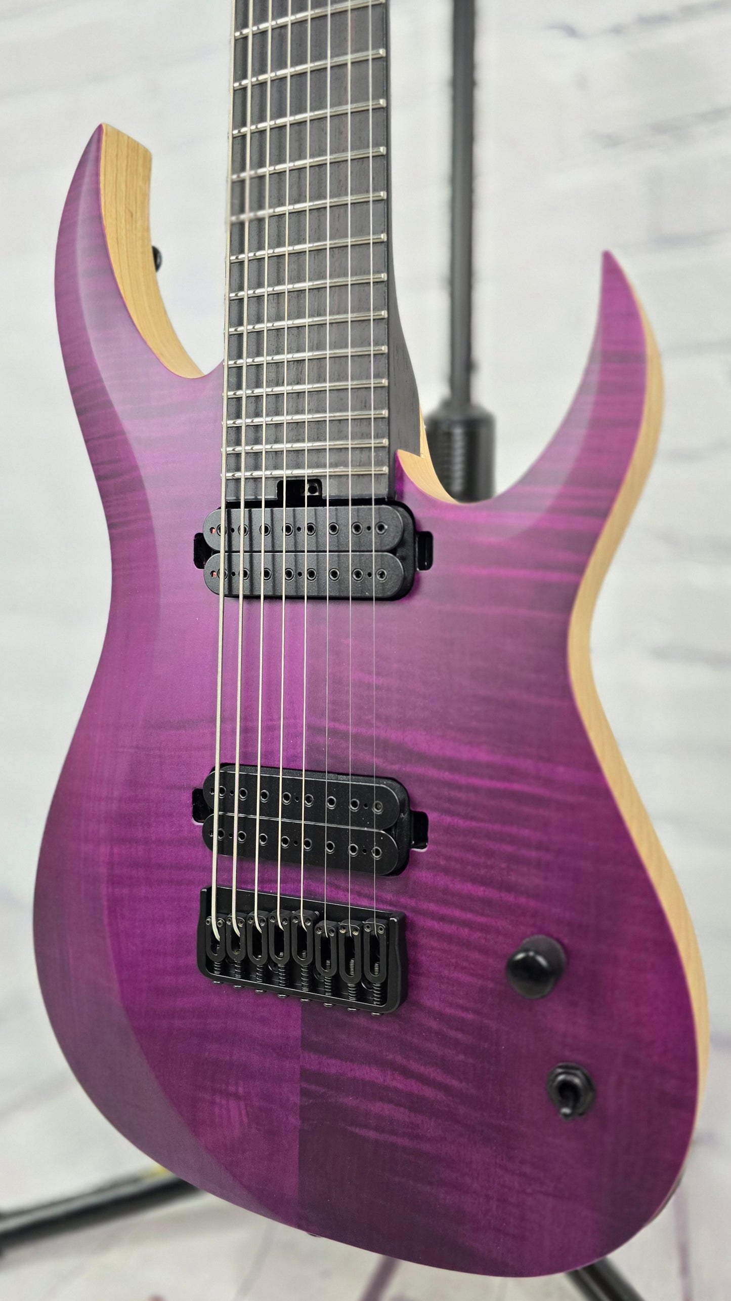 Schecter Guitars John Browne TAO 8 String Electric Guitar Satin Trans Purple