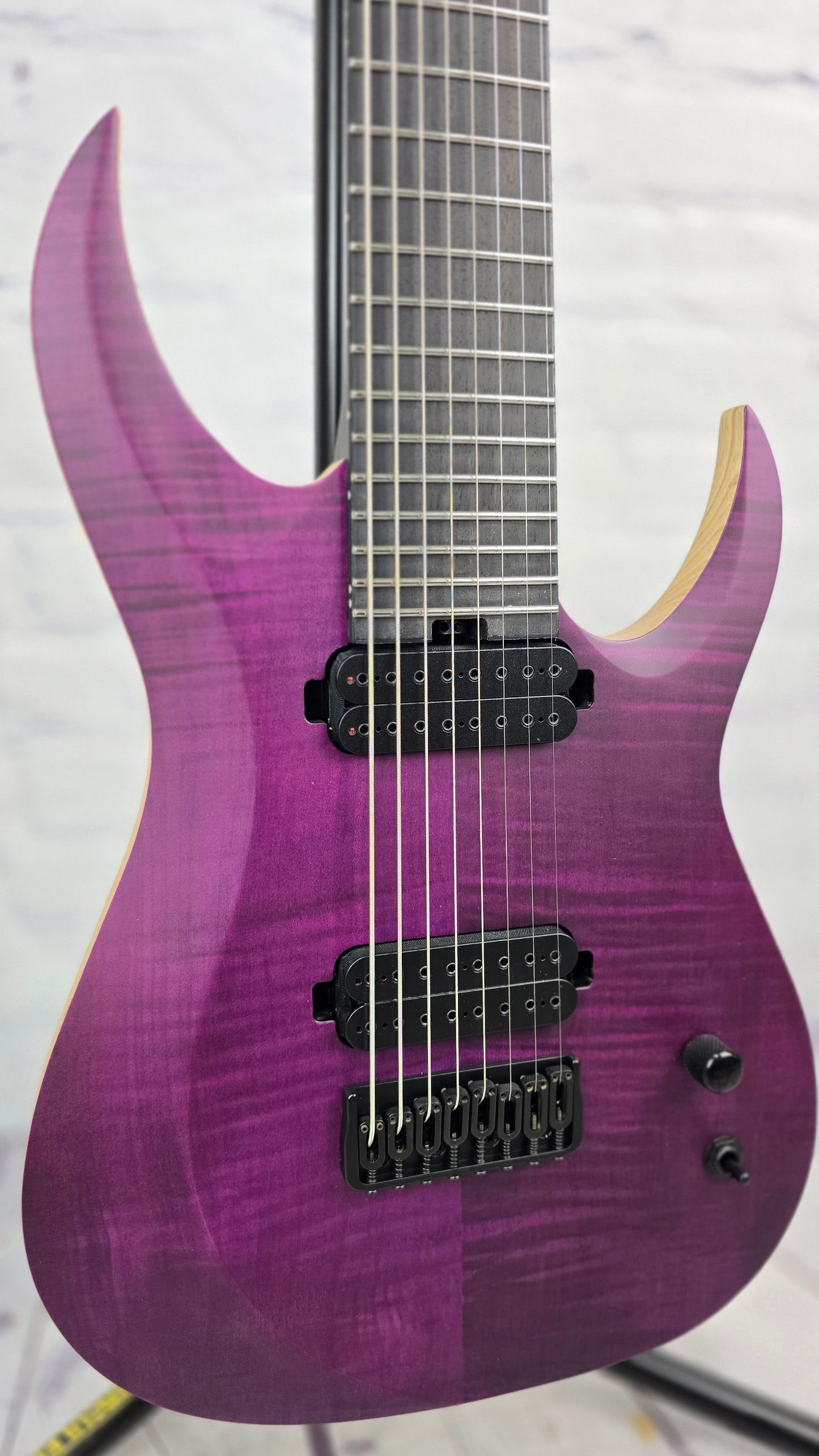 Schecter Guitars John Browne TAO 8 String Electric Guitar Satin Trans Purple