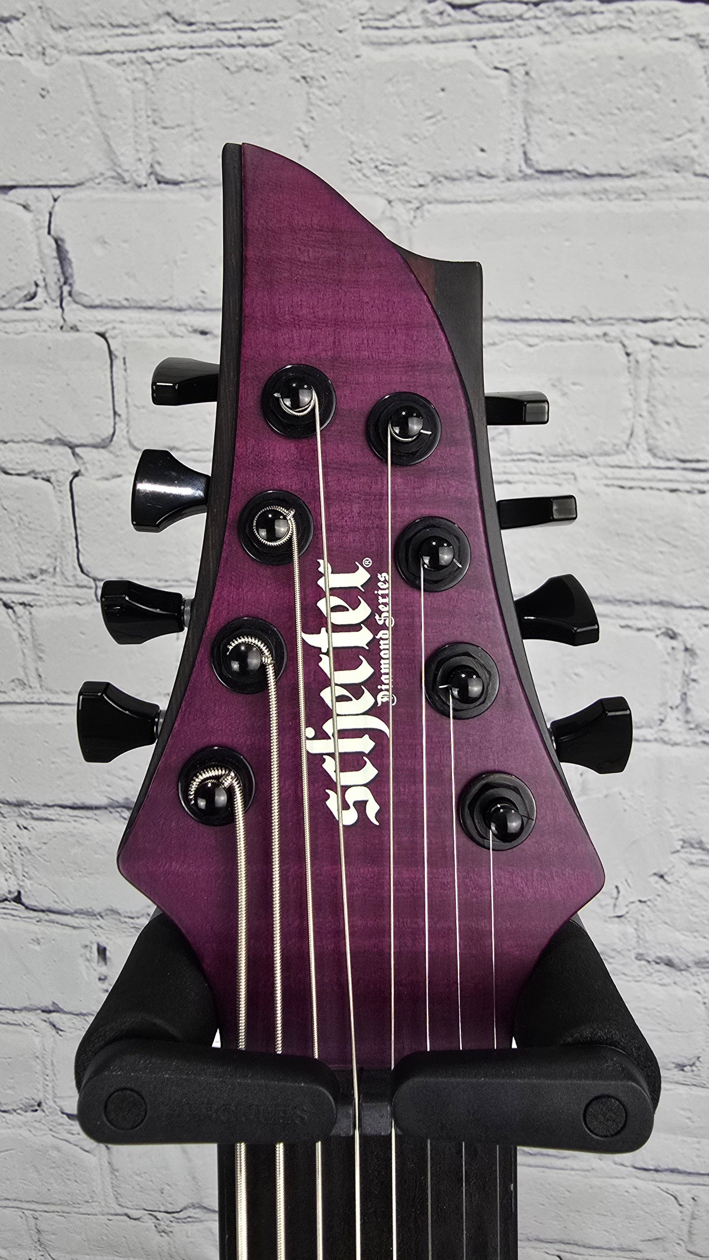 Schecter Guitars John Browne TAO 8 String Electric Guitar Satin Trans Purple