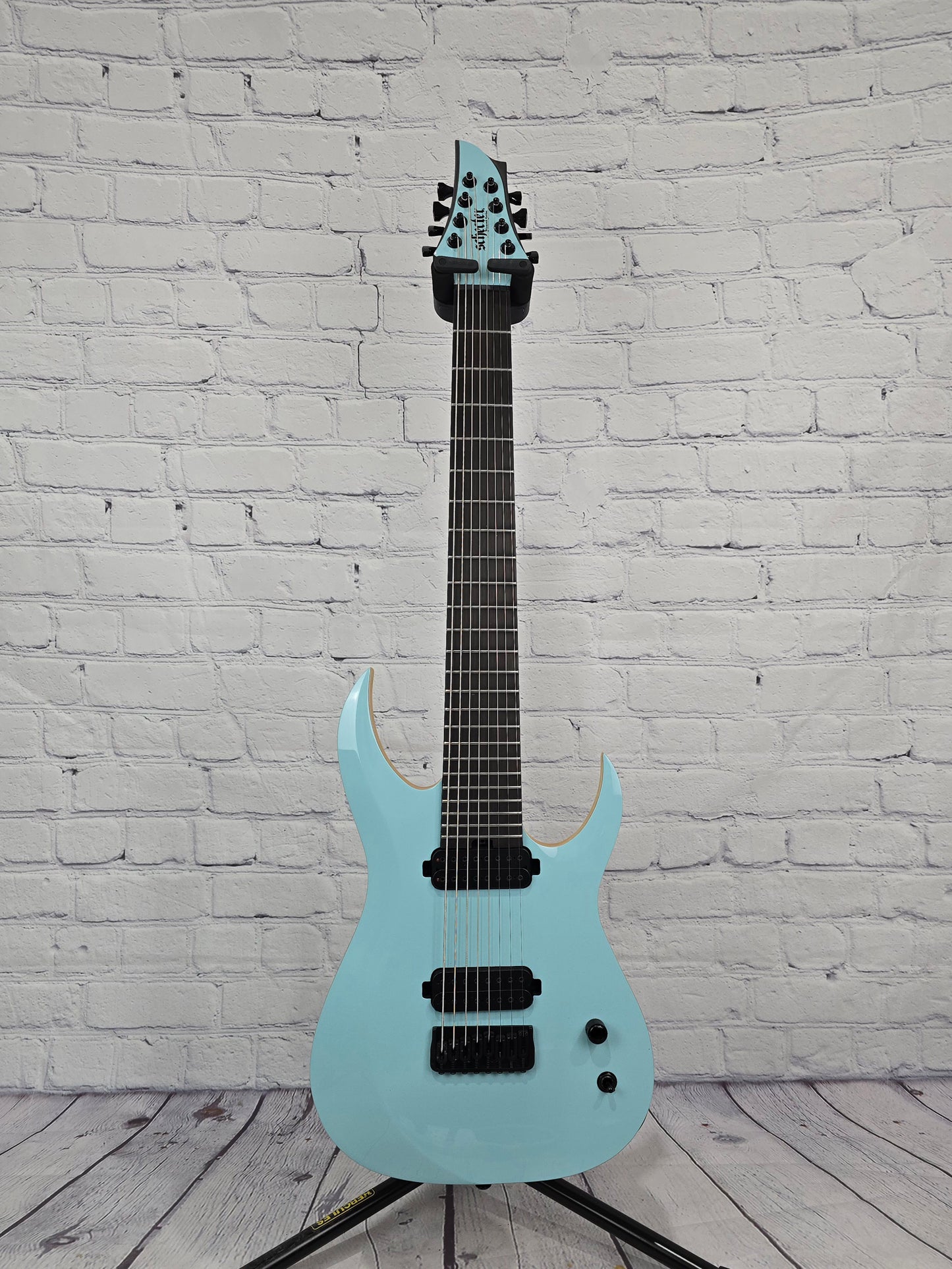 Schecter Guitars John Browne TAO 8 String Electric Guitar Azure Blue