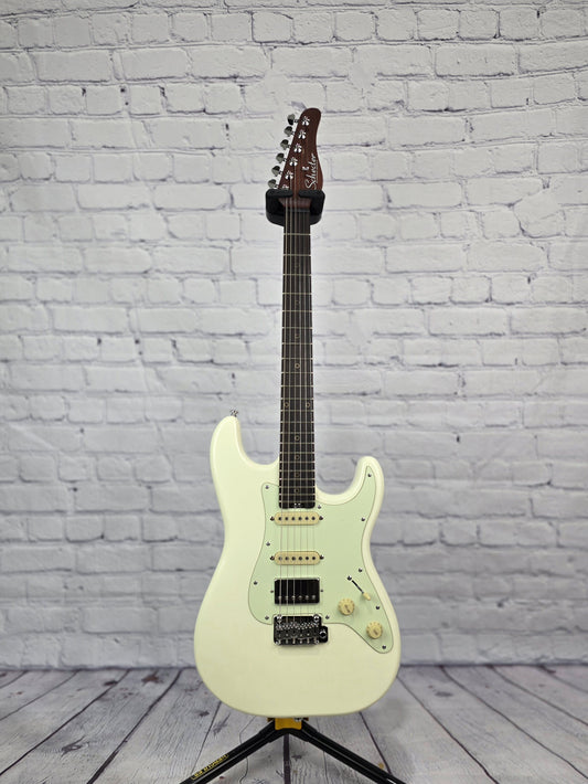 Schecter Guitars Nick Johnston Traditional HSS Electric Guitar Atomic Snow