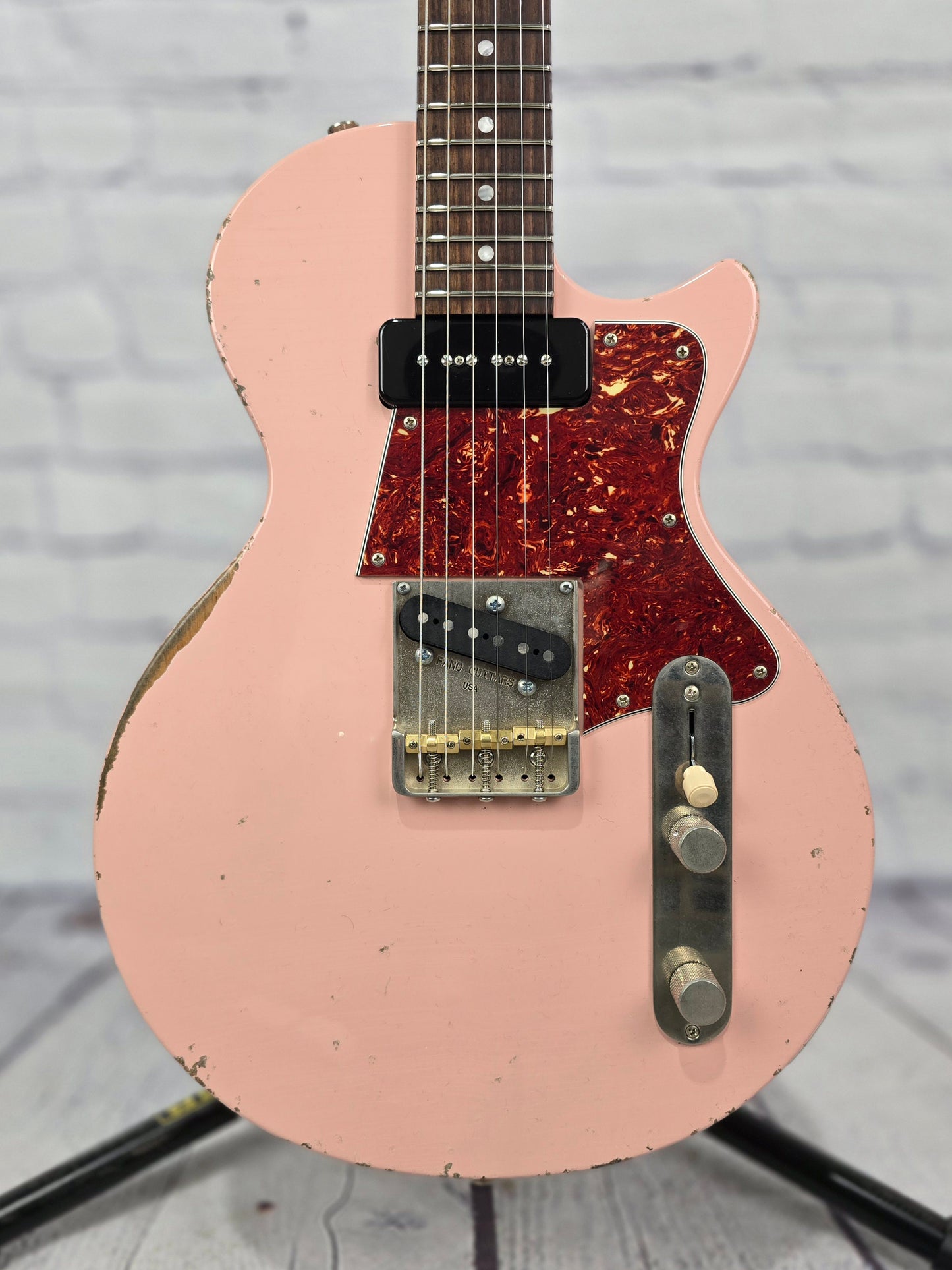 Fano Guitars SP6 Oltre Single Cut Electric Guitar Shell Pink Medium Aging