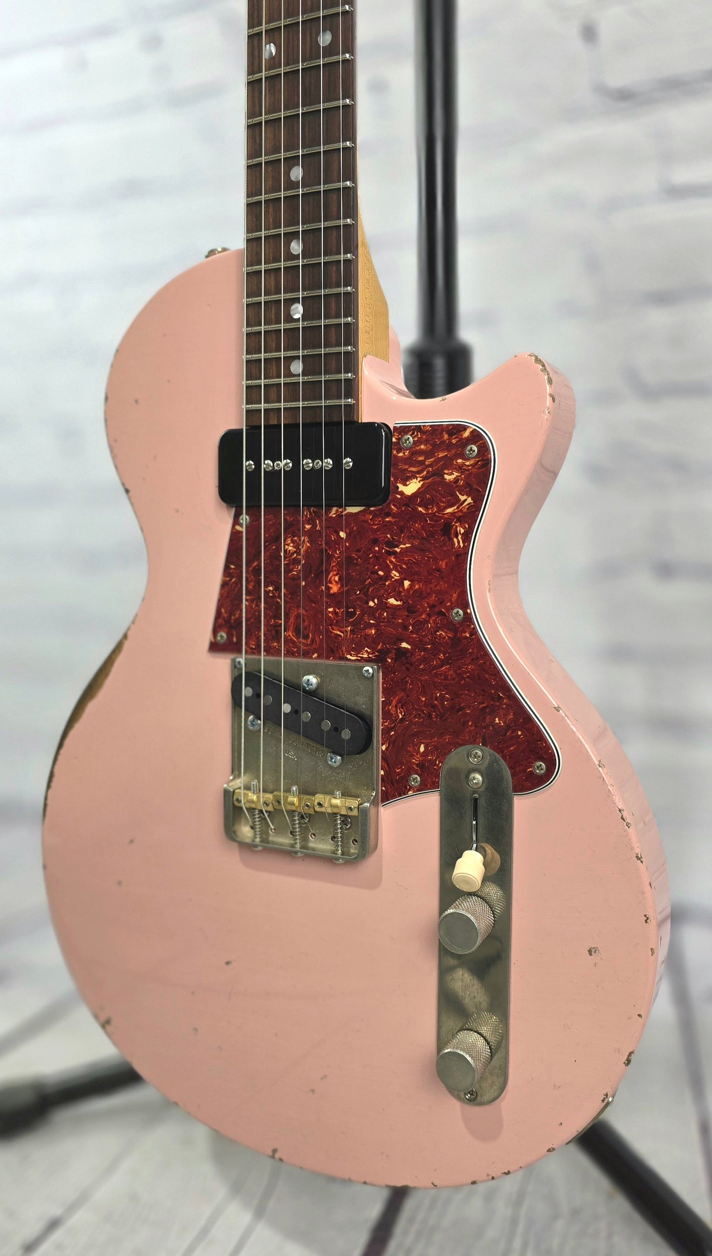 Fano Guitars SP6 Oltre Single Cut Electric Guitar Shell Pink Medium Aging