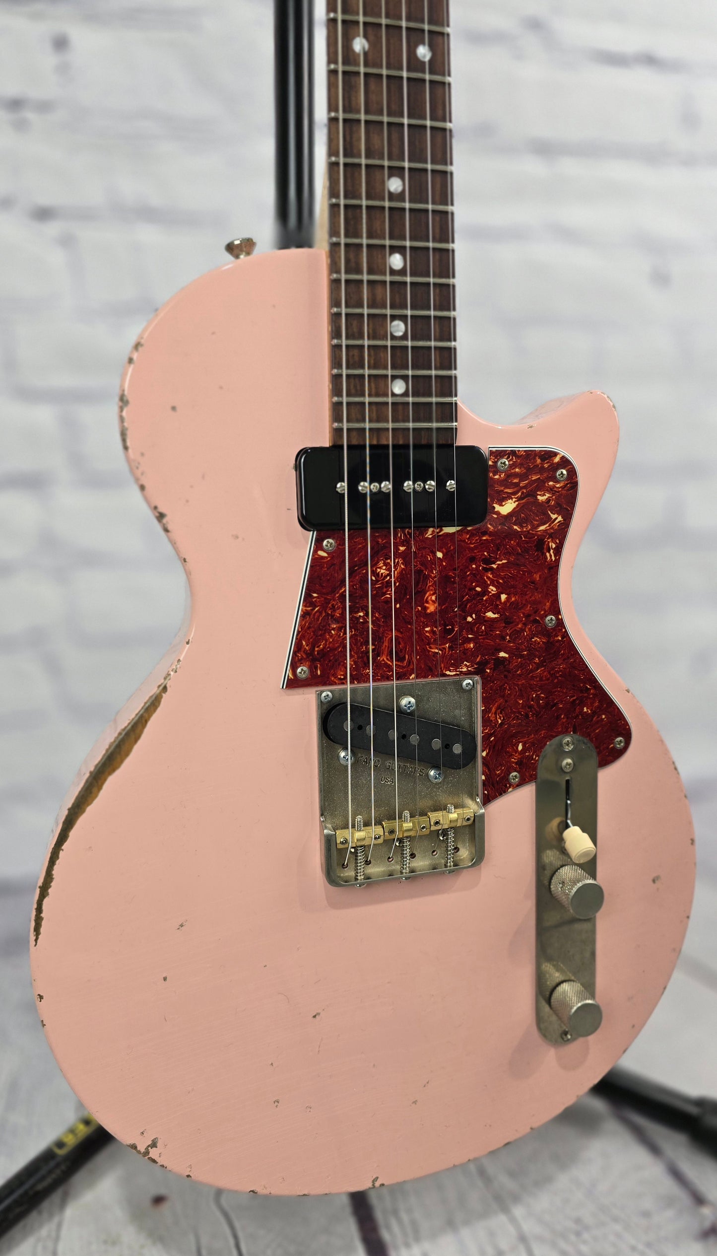 Fano Guitars SP6 Oltre Single Cut Electric Guitar Shell Pink Medium Aging