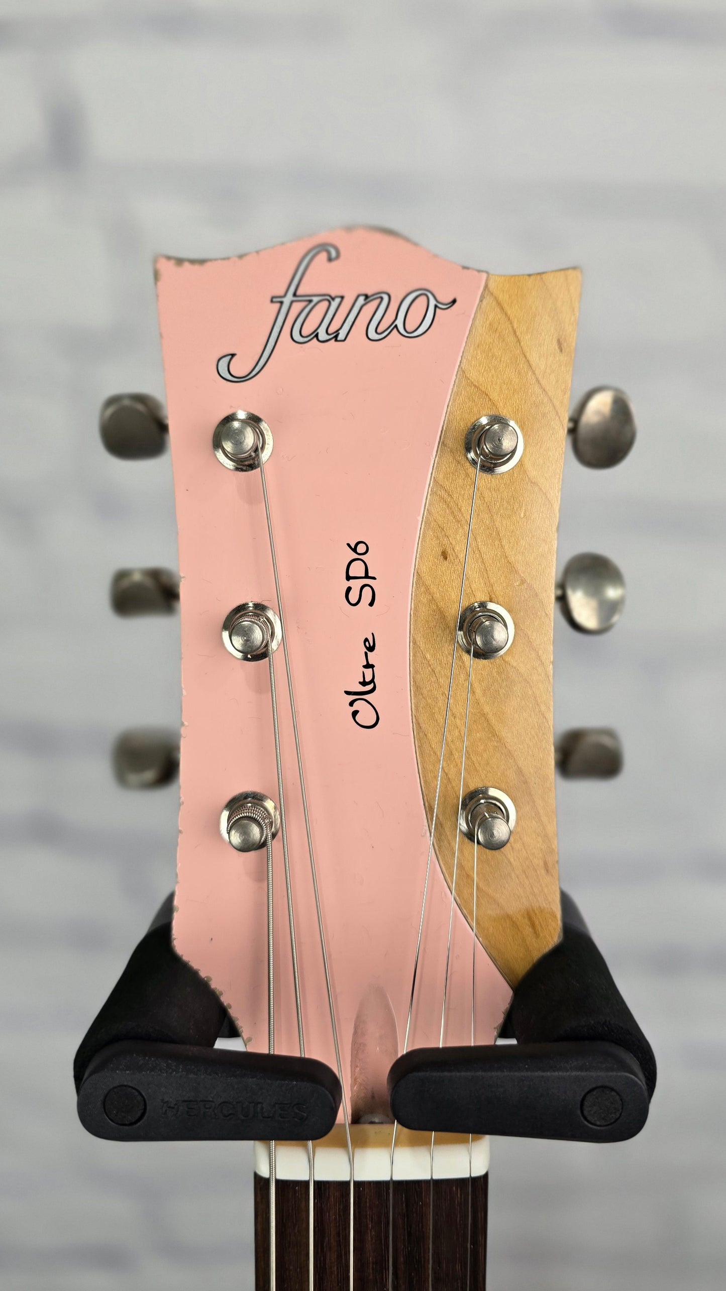 Fano Guitars SP6 Oltre Single Cut Electric Guitar Shell Pink Medium Aging