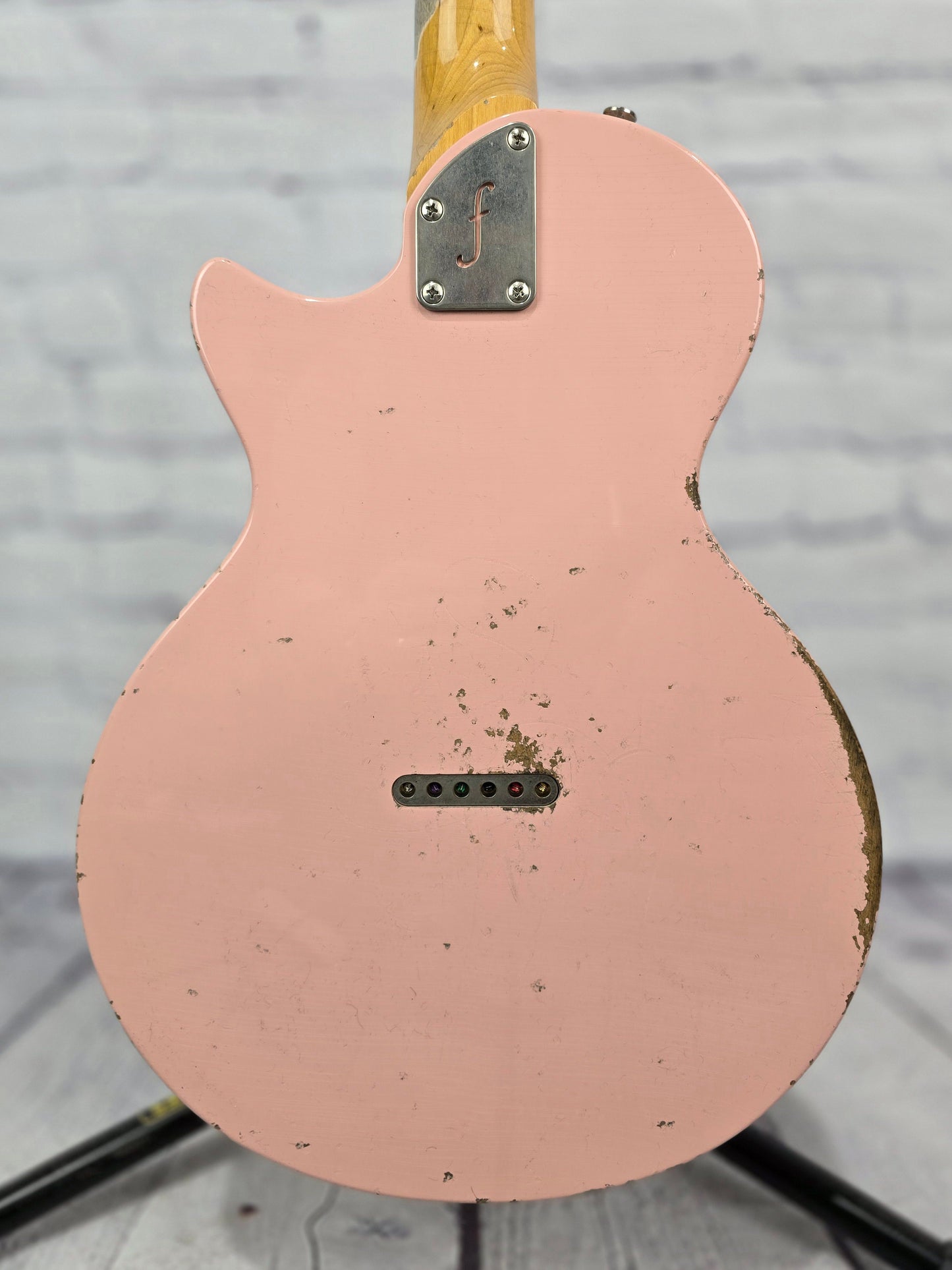 Fano Guitars SP6 Oltre Single Cut Electric Guitar Shell Pink Medium Aging