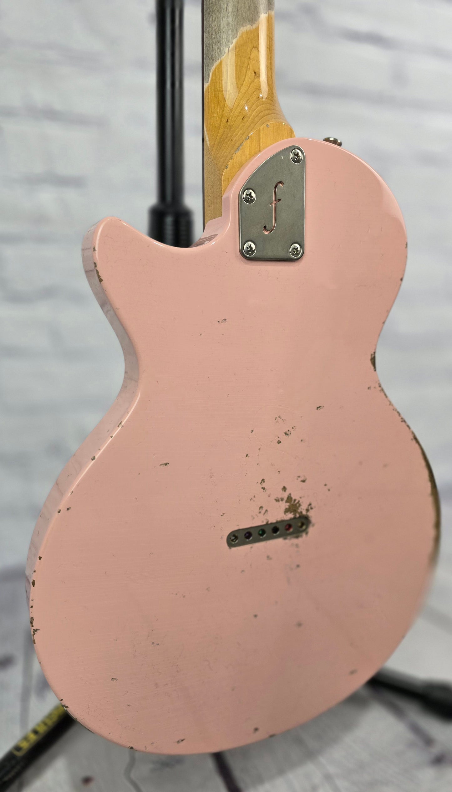 Fano Guitars SP6 Oltre Single Cut Electric Guitar Shell Pink Medium Aging