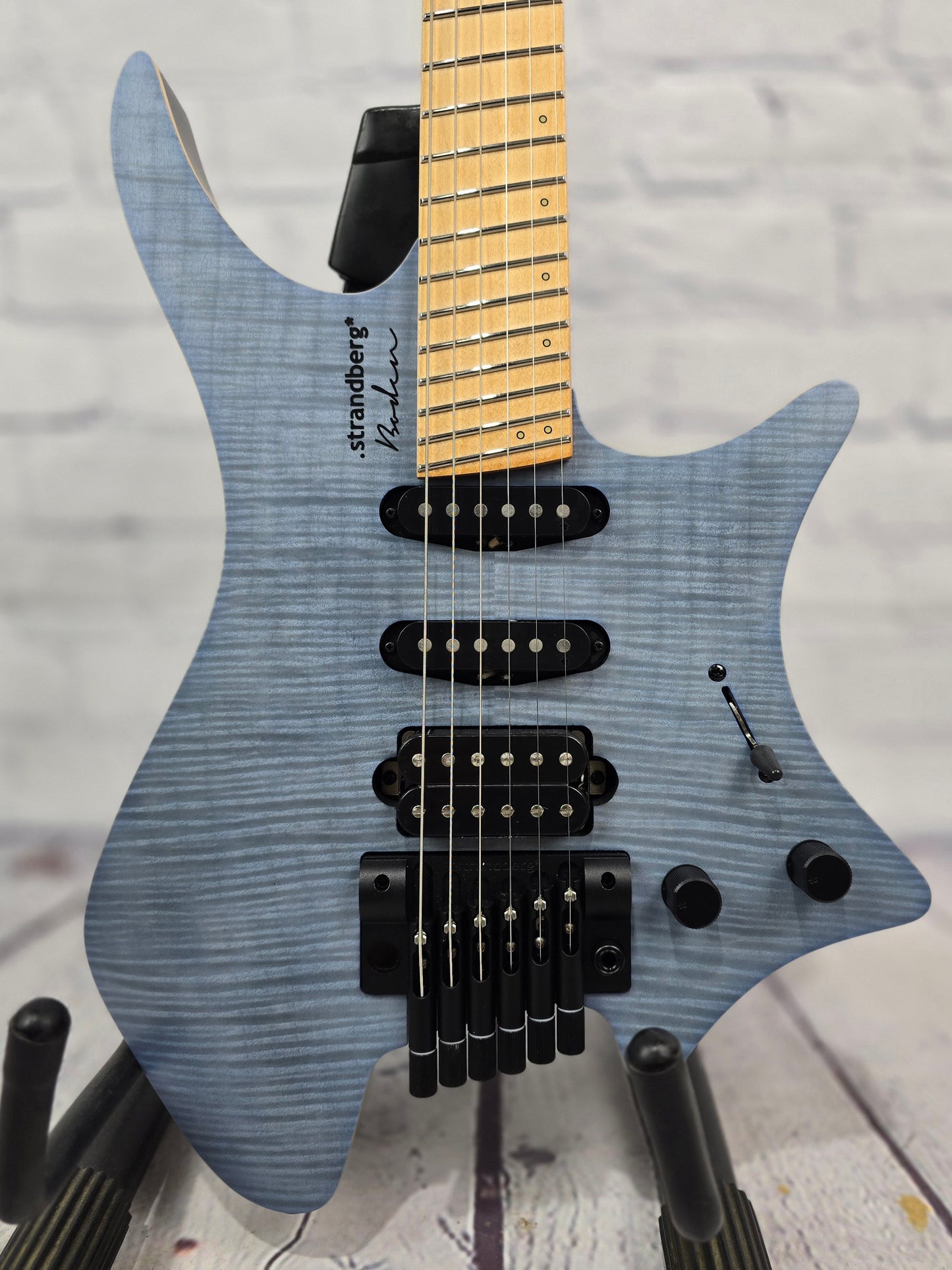 Strandberg Boden Standard NX 6 String Tremolo HSS Electric Guitar Trans Blue