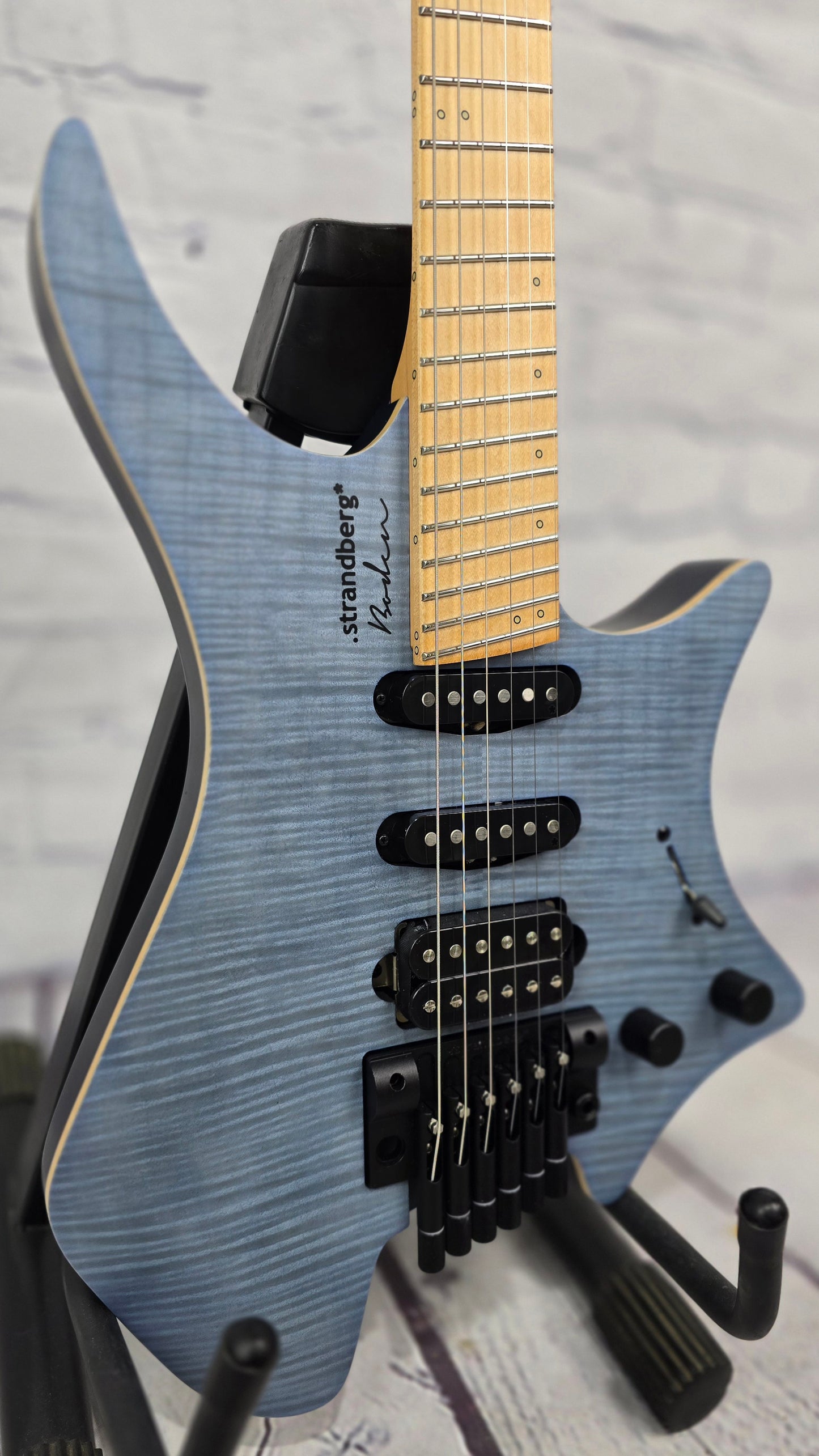 Strandberg Boden Standard NX 6 String Tremolo HSS Electric Guitar Trans Blue