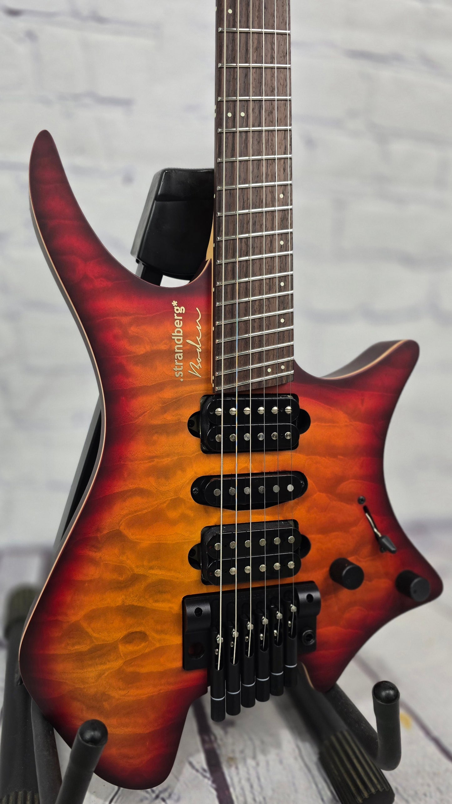 Strandberg Boden Fusion NX 6 String Electric Guitar Bonfire Red