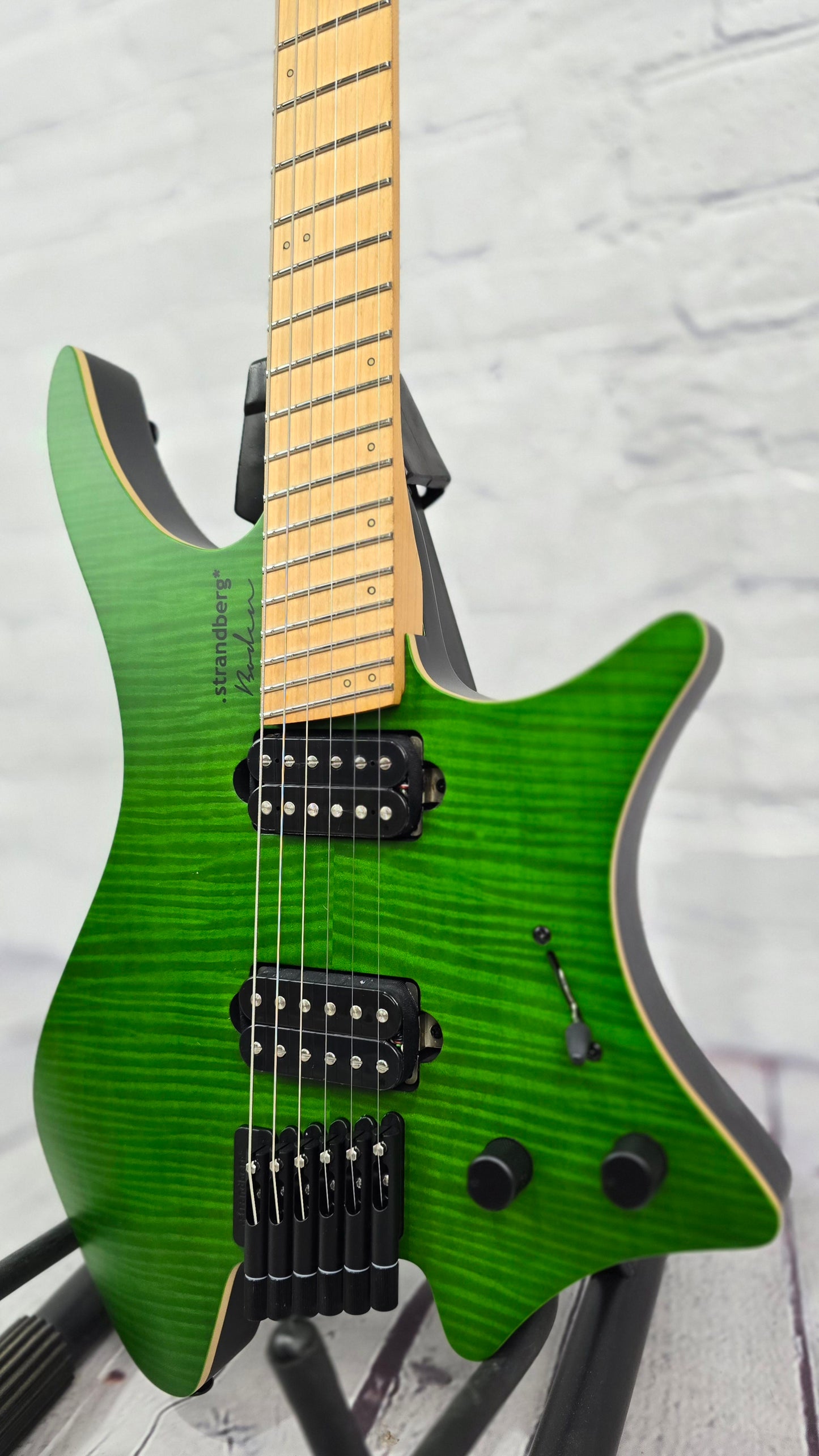 Strandberg Boden Standard NX 6 String HH Hardtail Electric Guitar Trans Green