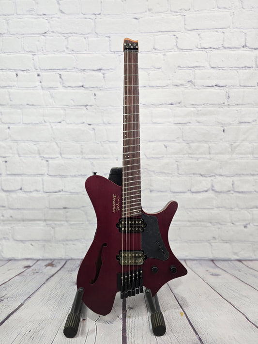 Strandberg Salen Jazz NX 6 String Semi-Hollow Electric Guitar Burgundy