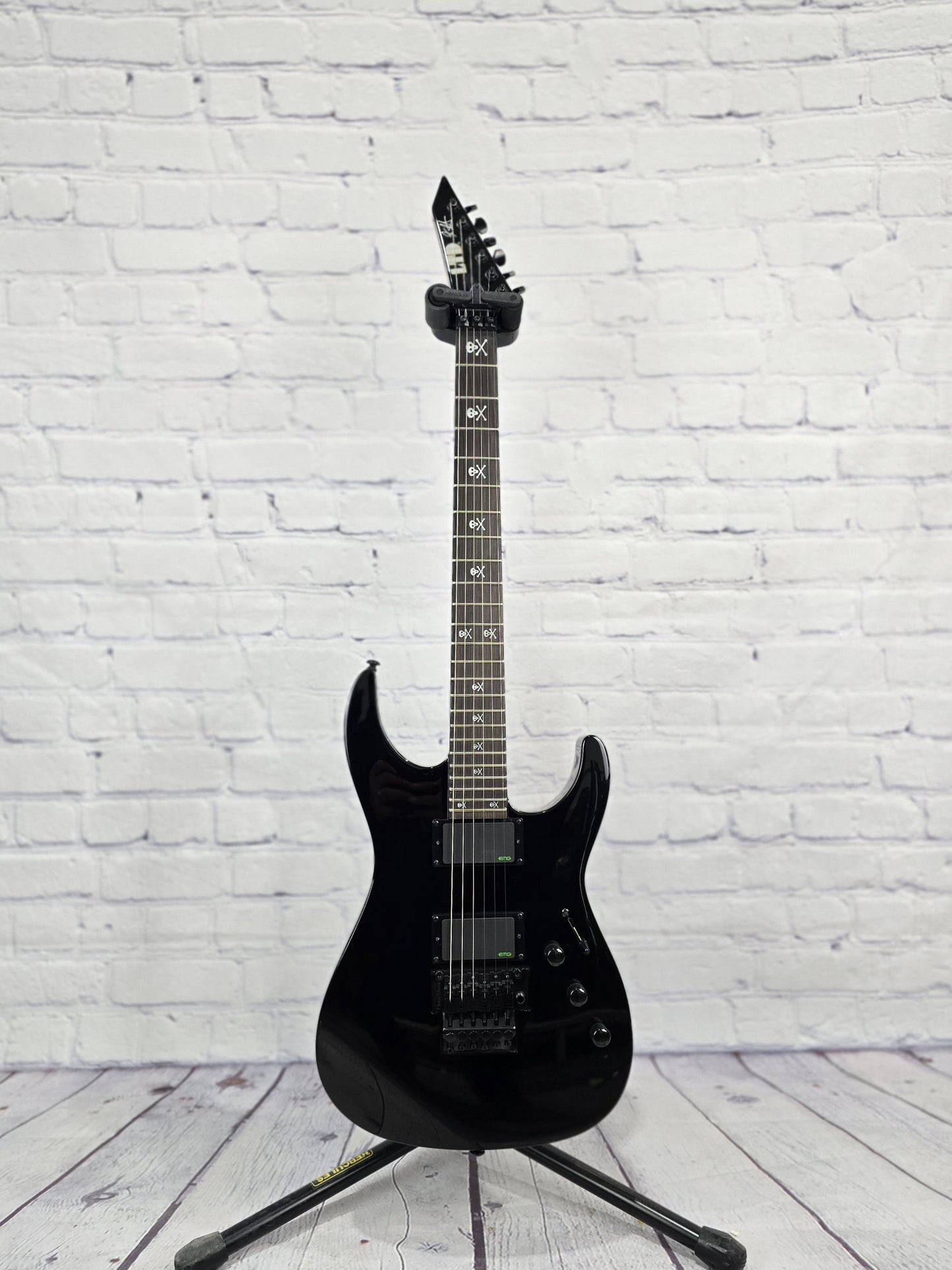 ESP LTD KH-602 Kirk Hammett 6 String Electric Guitar Black