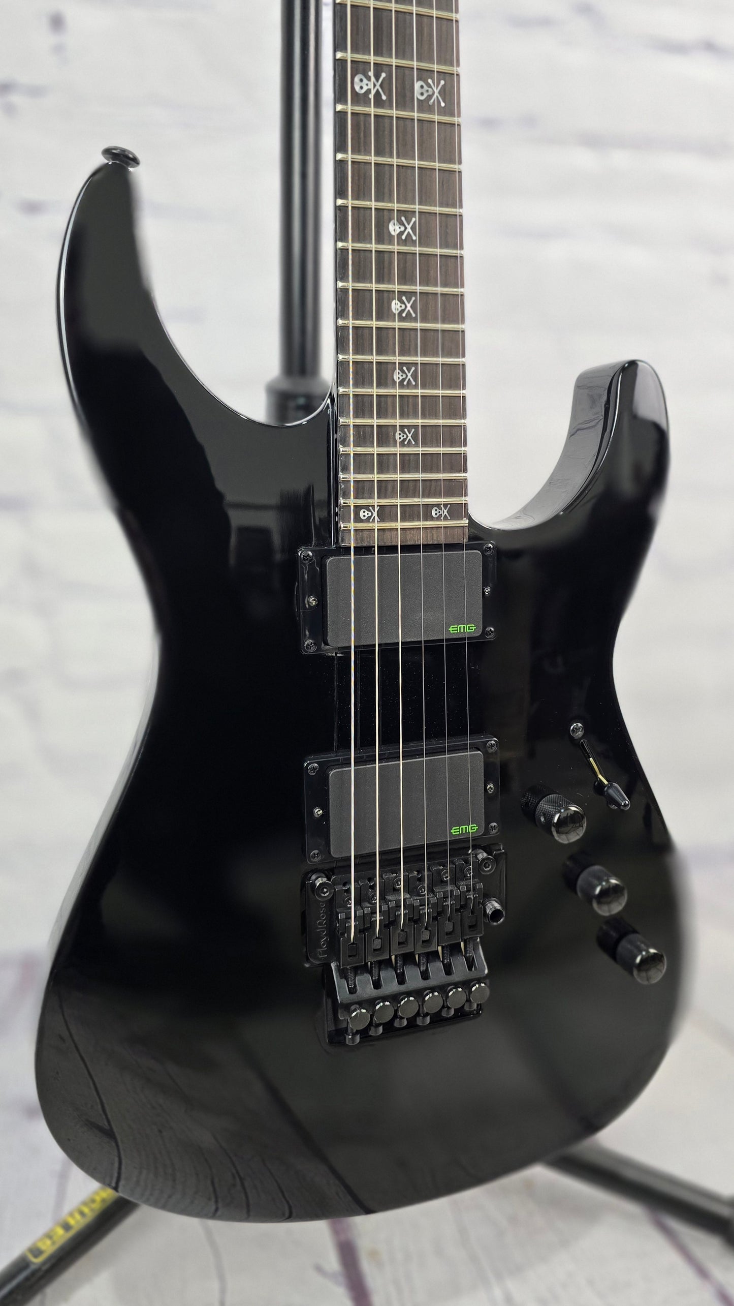 ESP LTD KH-602 Kirk Hammett 6 String Electric Guitar Black