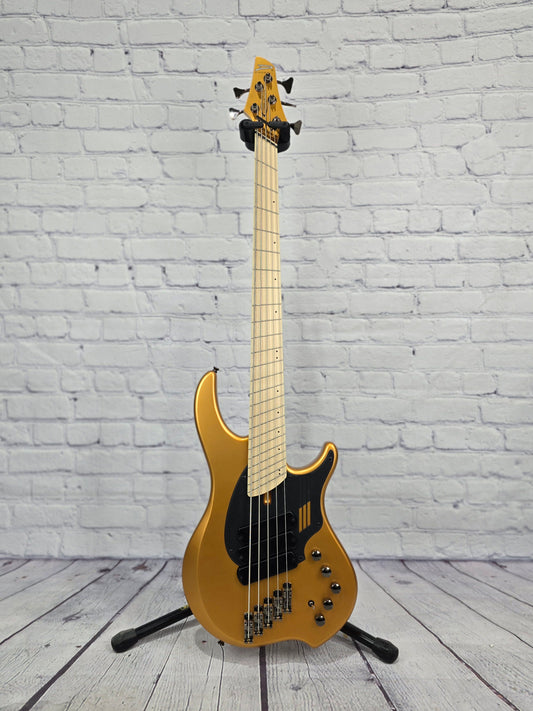 Dingwall NG3 Nolly 5 String Bass Guitar Matte Gold Metallic