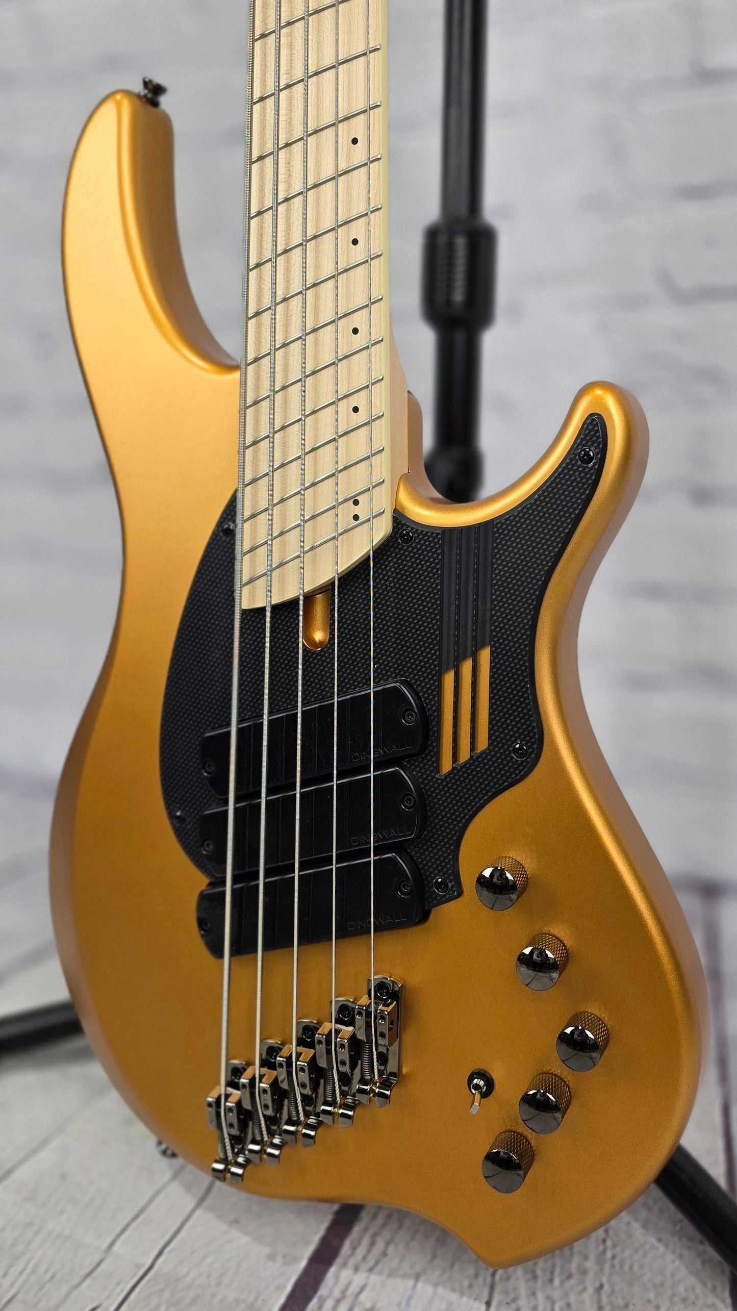 Dingwall NG3 Nolly 5 String Bass Guitar Matte Gold Metallic