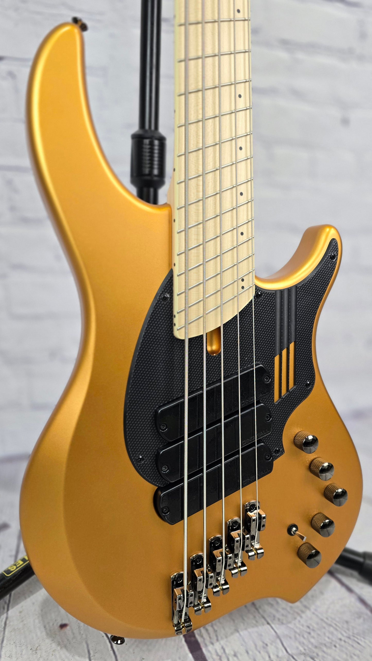 Dingwall NG3 Nolly 5 String Bass Guitar Matte Gold Metallic