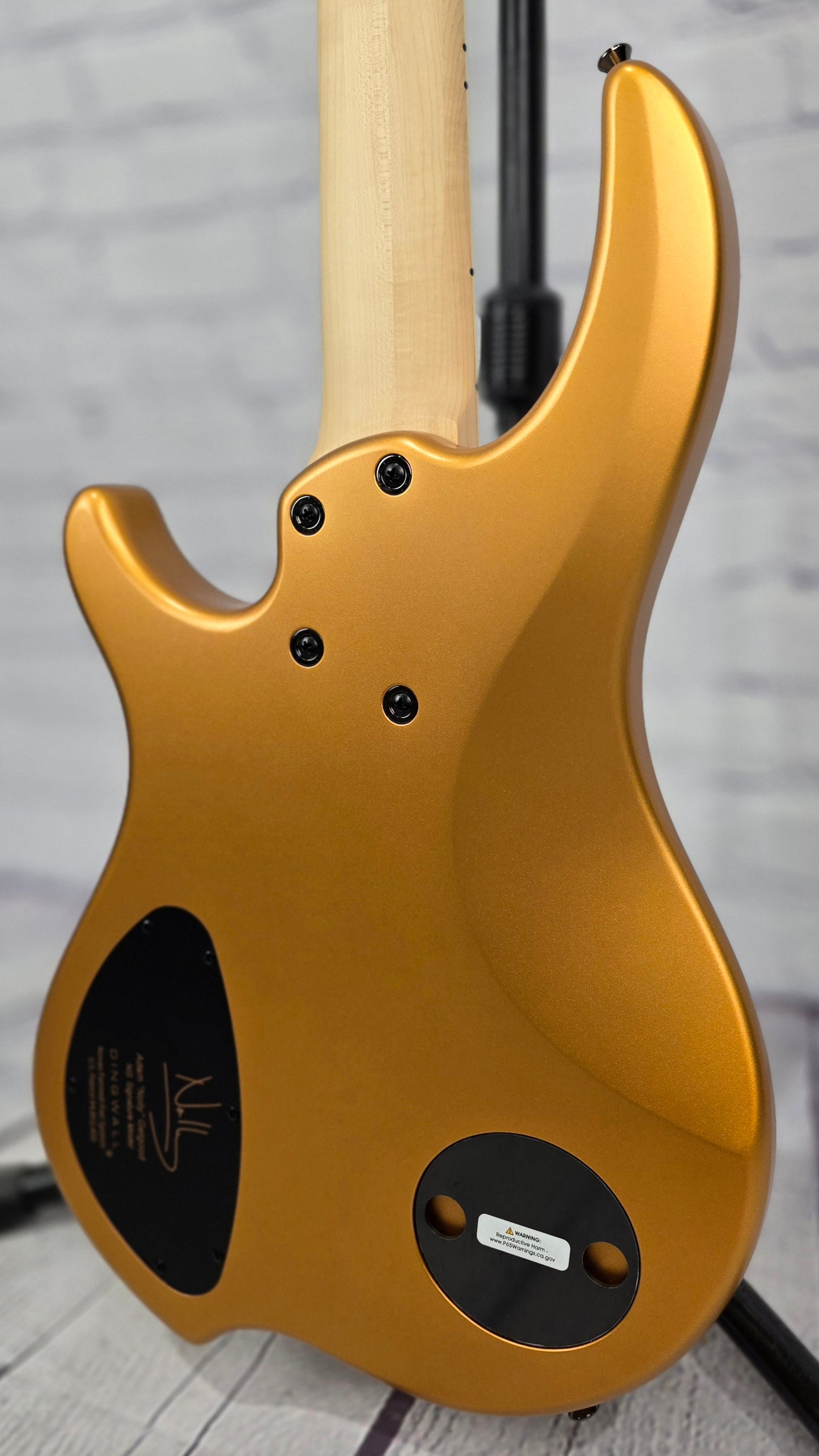 Dingwall NG3 Nolly 5 String Bass Guitar Matte Gold Metallic