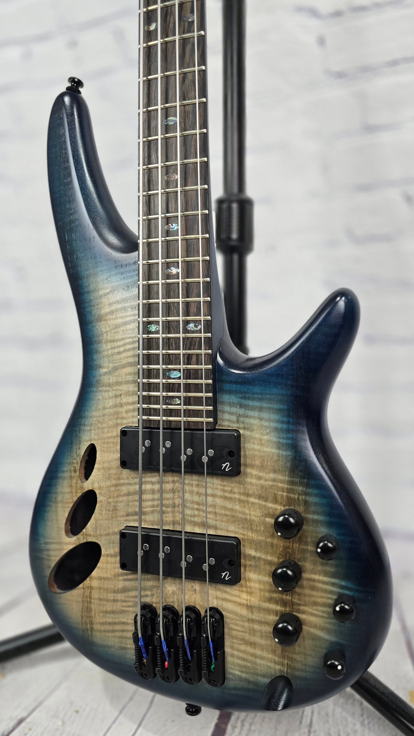 Ibanez Bass Workshop SRD900 CTL 4 String Bass Cosmic Blue Starburst Low Gloss