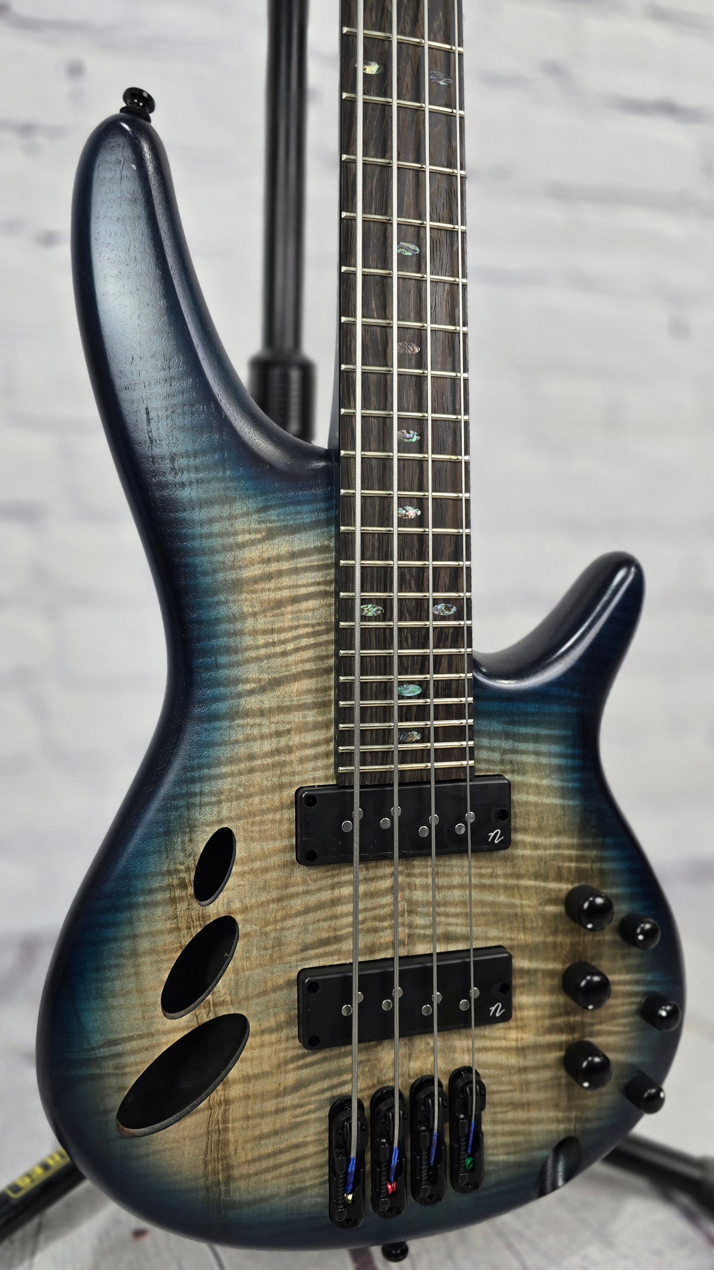 Ibanez Bass Workshop SRD900 CTL 4 String Bass Cosmic Blue Starburst Low Gloss