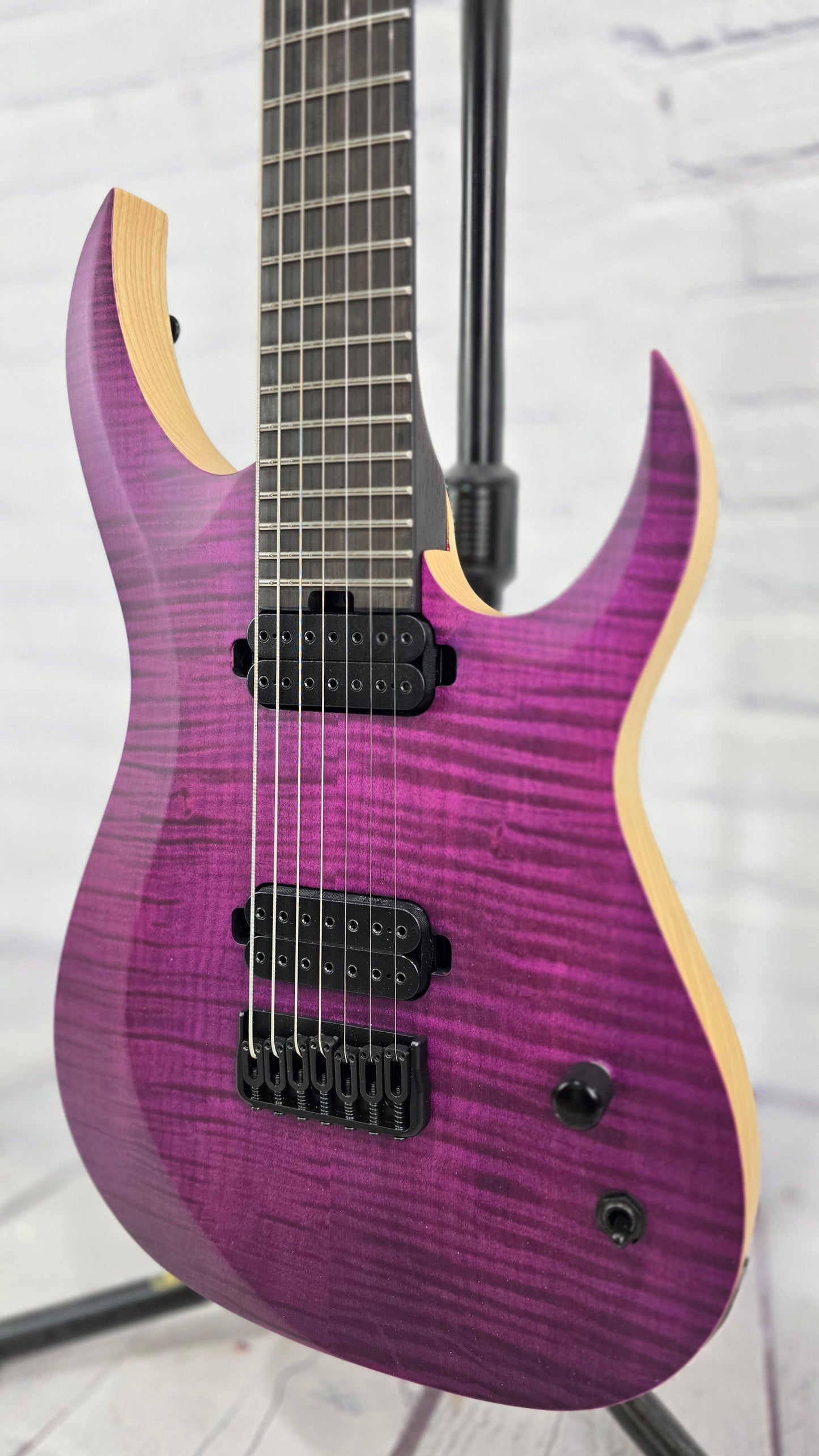 Schecter Guitars John Browne TAO 7 String Electric Guitar Satin Trans Purple