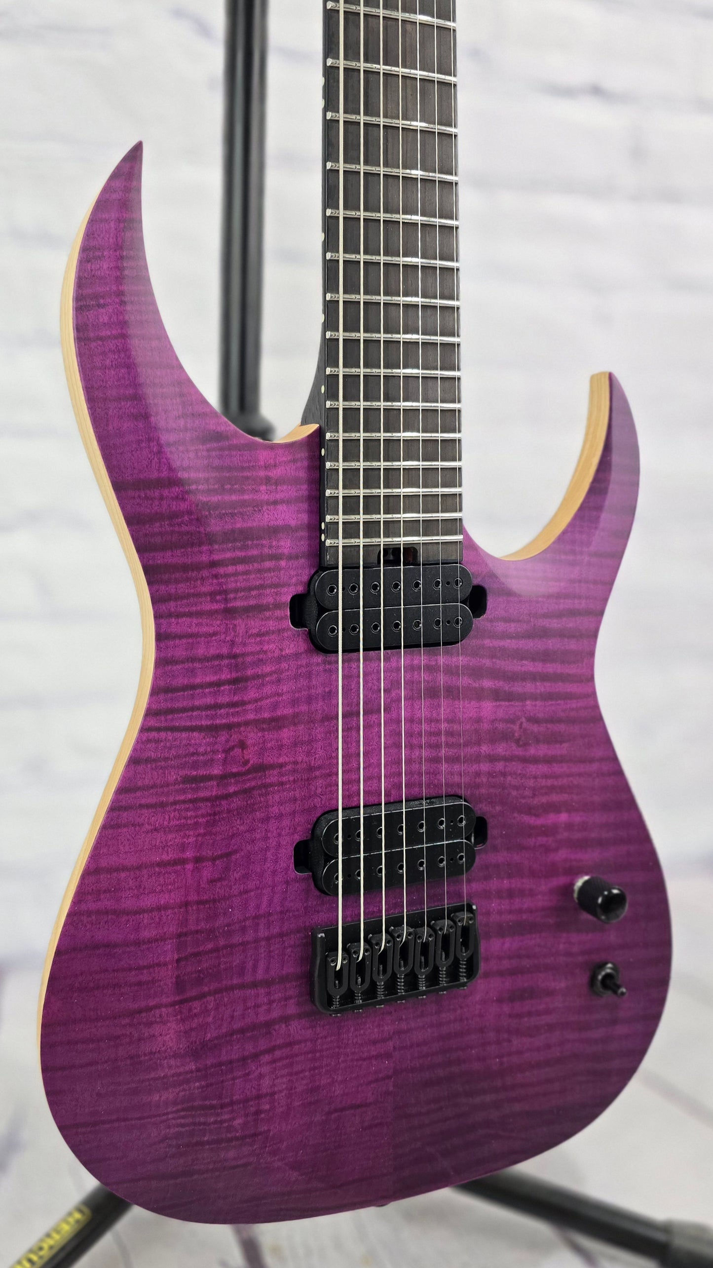 Schecter Guitars John Browne TAO 7 String Electric Guitar Satin Trans Purple