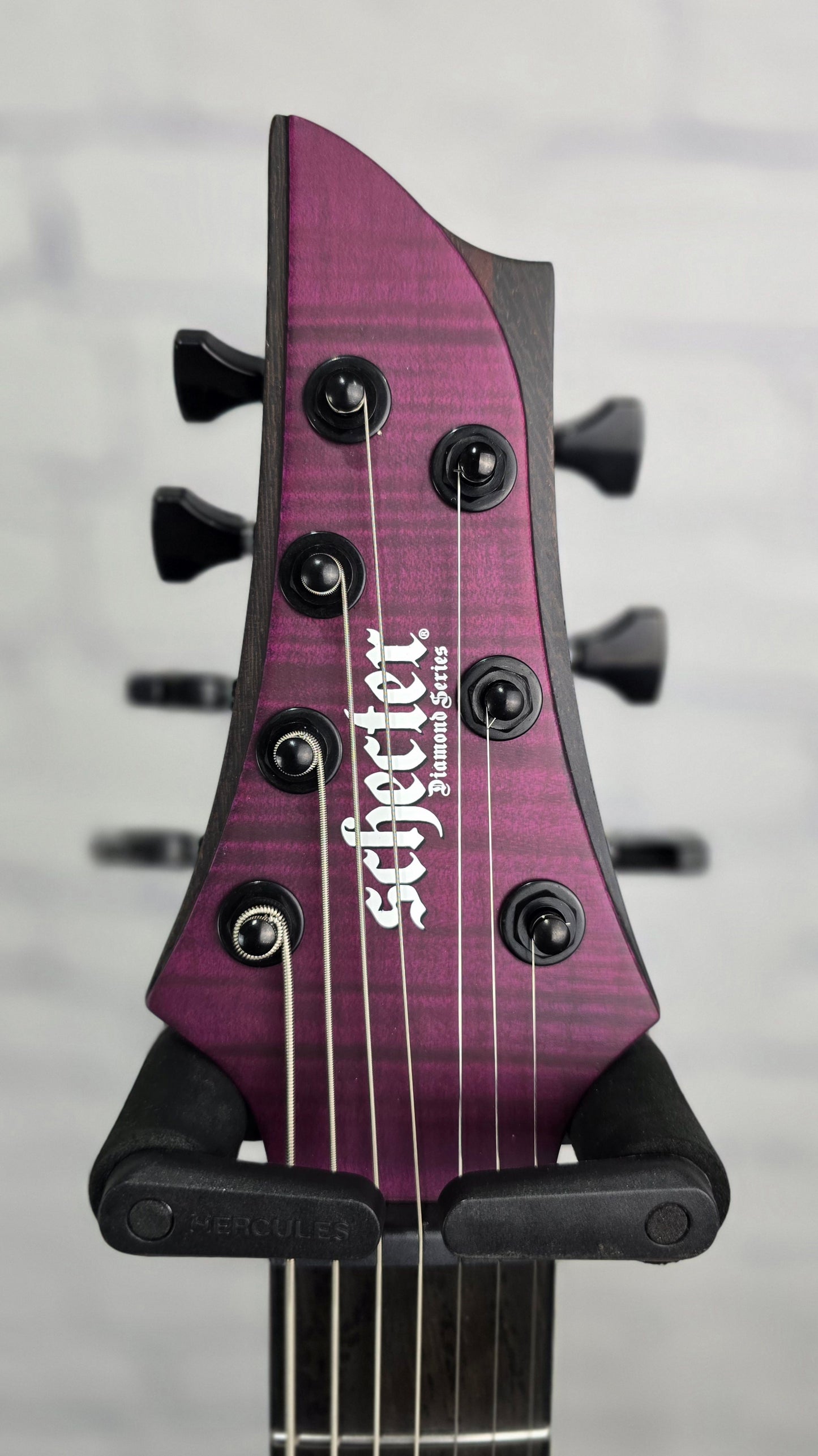 Schecter Guitars John Browne TAO 7 String Electric Guitar Satin Trans Purple