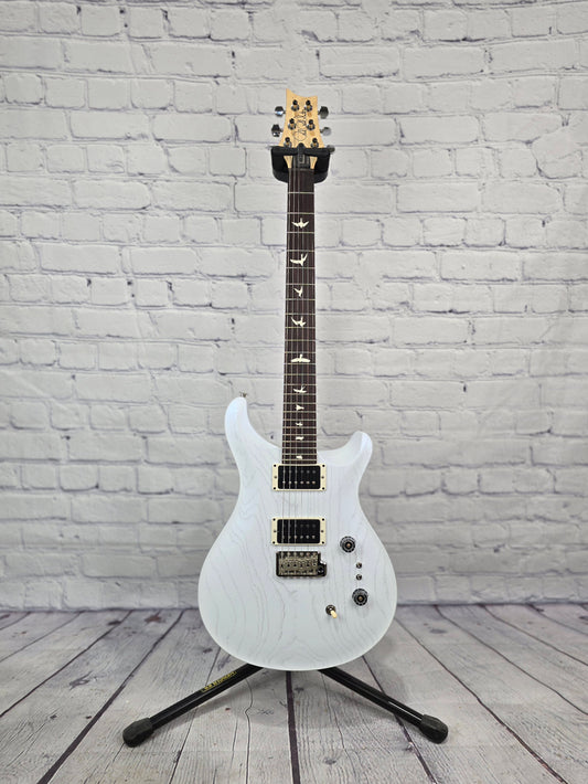 Paul Reed Smith PRS CE24-08 Ash Limited Edition Electric Guitar Pearl White