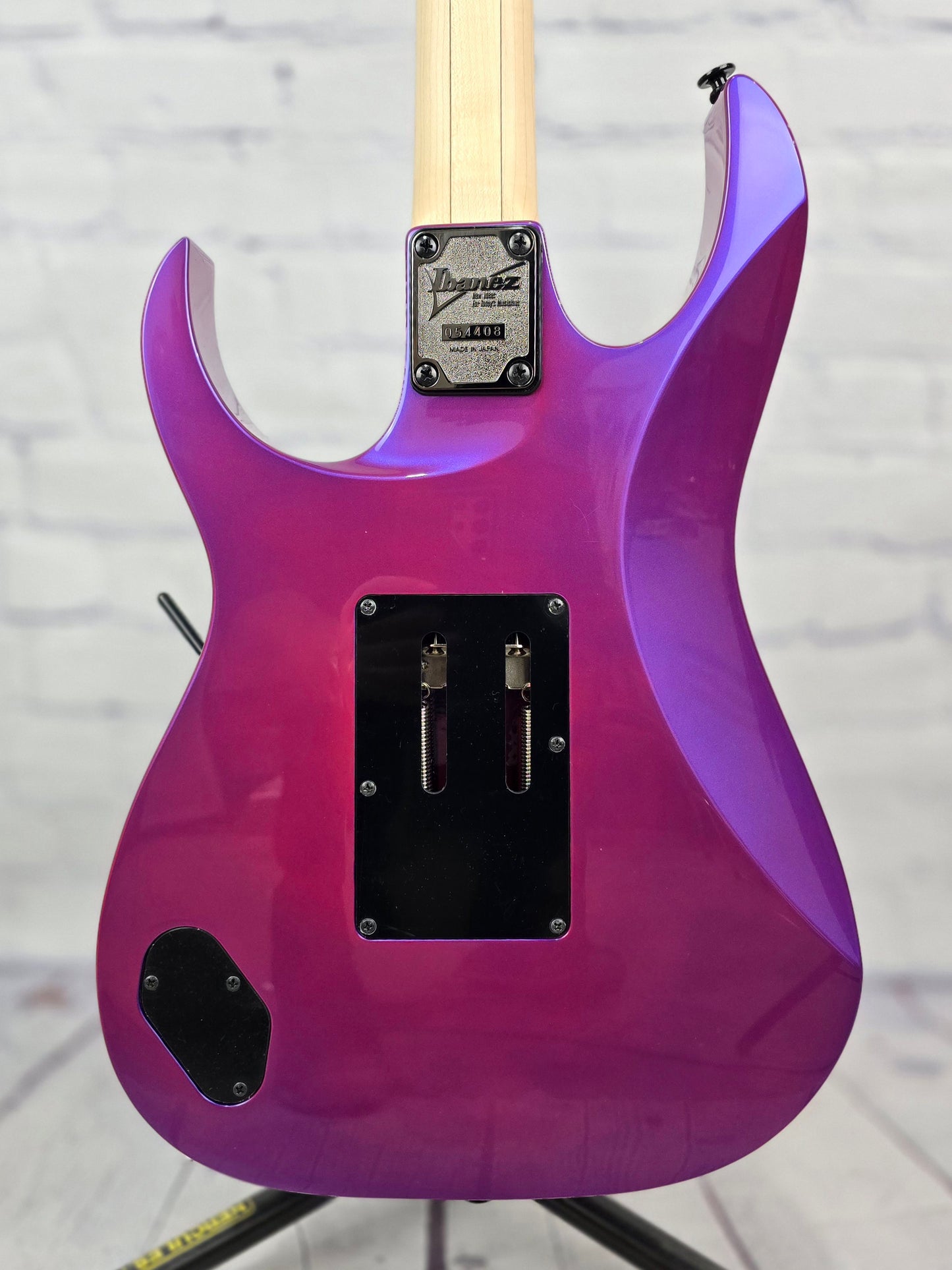 USED Ibanez Genesis RG550 PN Electric Guitar Purple Neon Japan DiMarzio