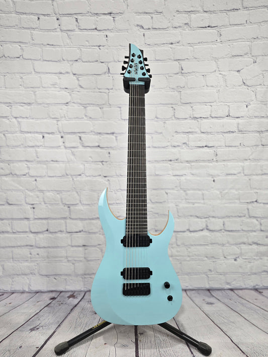 Schecter Guitars John Browne TAO 8 String Electric Guitar Azure Blue