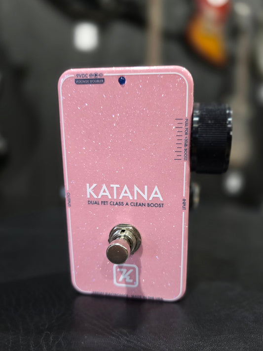 USED Keeley Katana Clean Boost V2 Pedal Sweetwater Limited Edition